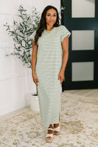 Keep Me Comfy Casual Maxi Dress in Green Womens Ave Shops- Tilden Co.