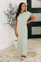 Keep Me Comfy Casual Maxi Dress in Green Womens Ave Shops- Tilden Co.