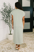 Keep Me Comfy Casual Maxi Dress in Green Womens Ave Shops- Tilden Co.