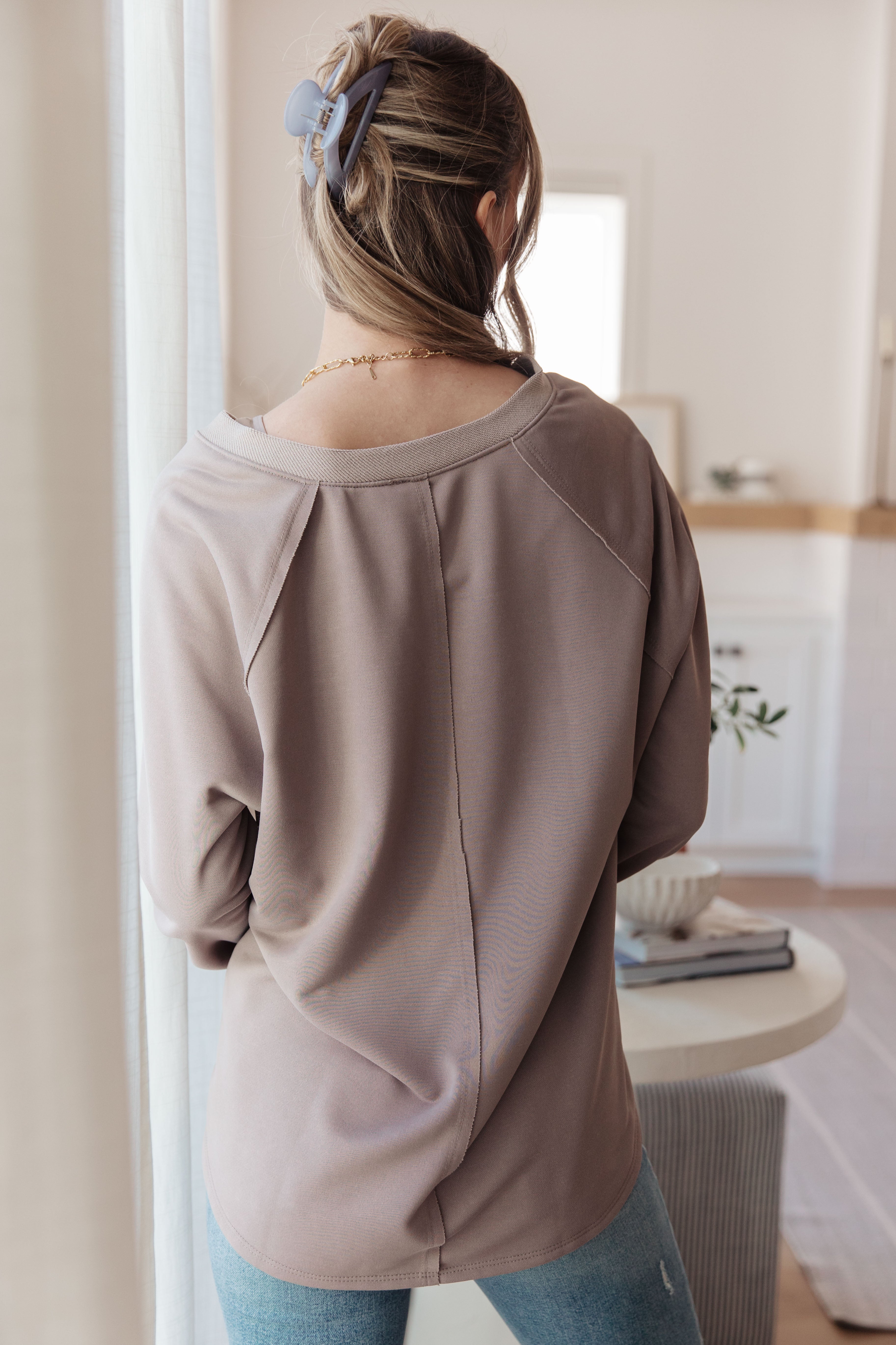 Less Conversation V-Neck Top Tops Ave Shops- Tilden Co.