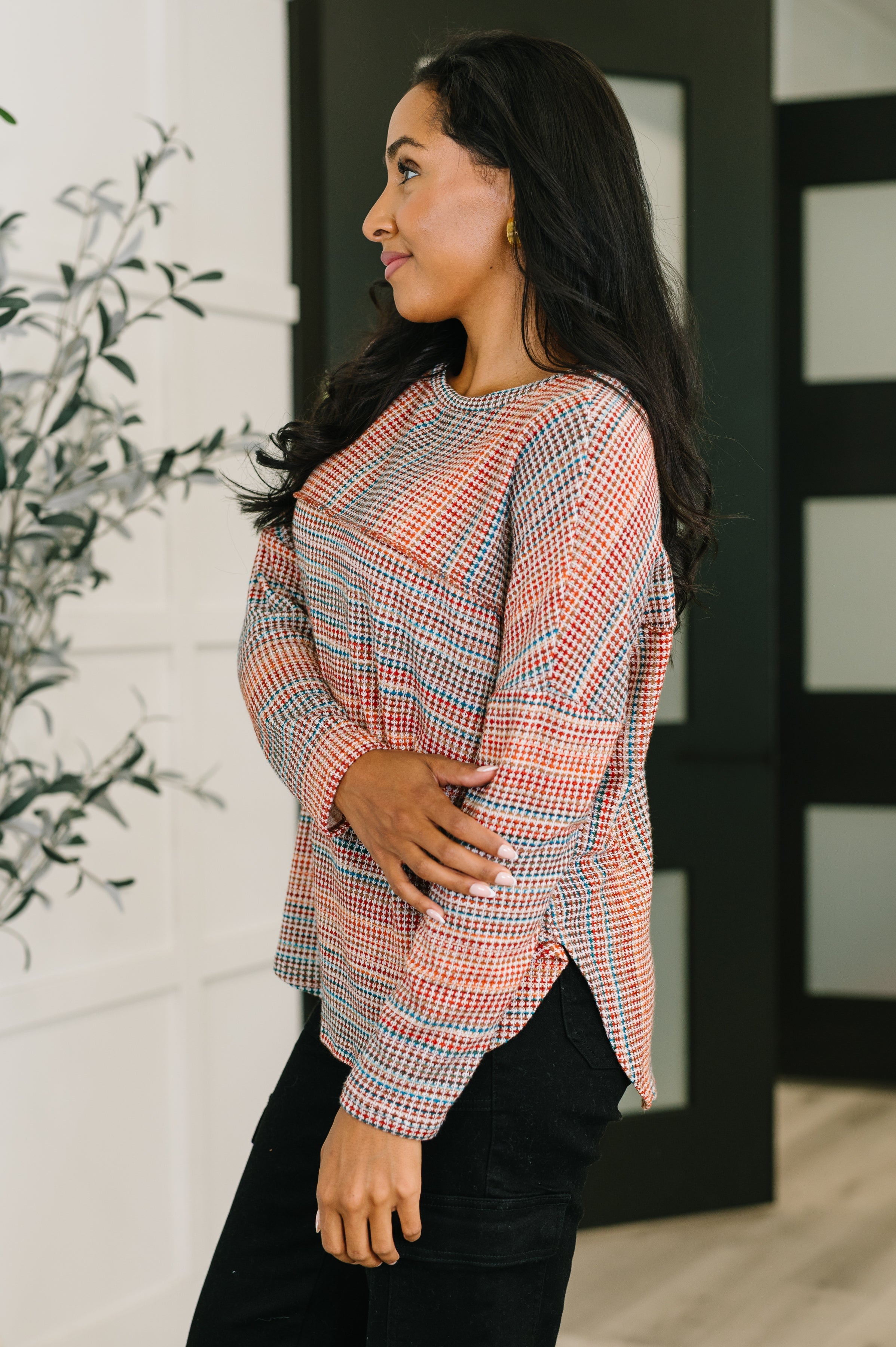 Life Like This Dolman Long Sleeve Top Womens Ave Shops- Tilden Co.