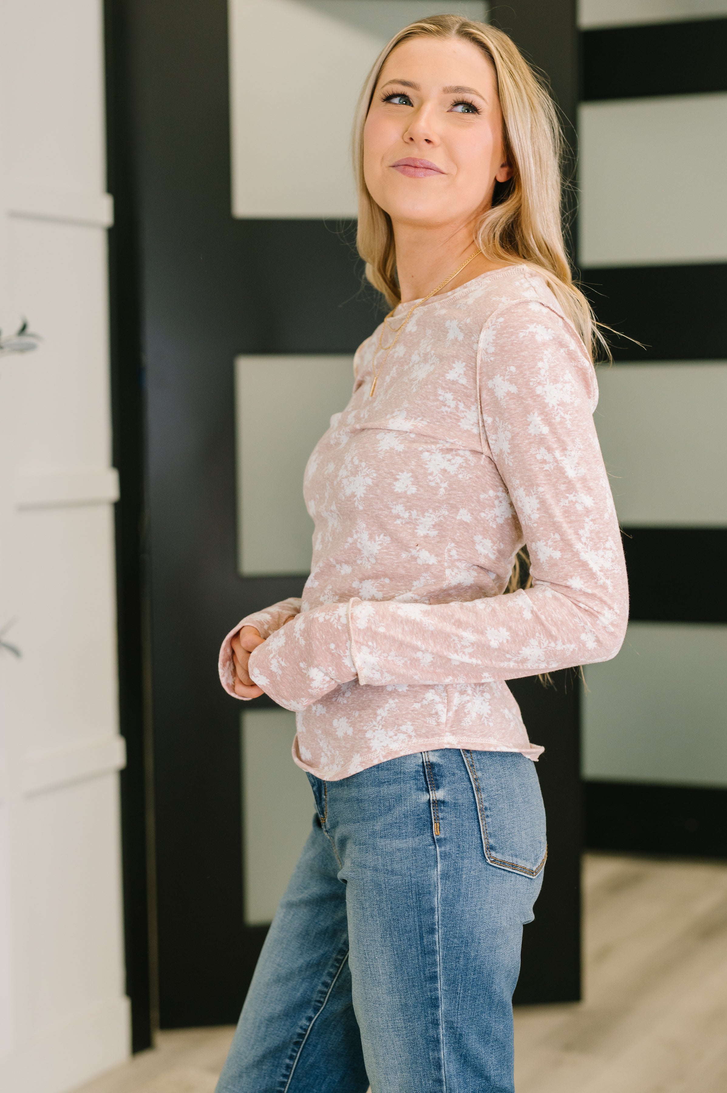 Literally Obsessed with Me Long Sleeve Top Womens Ave Shops- Tilden Co.