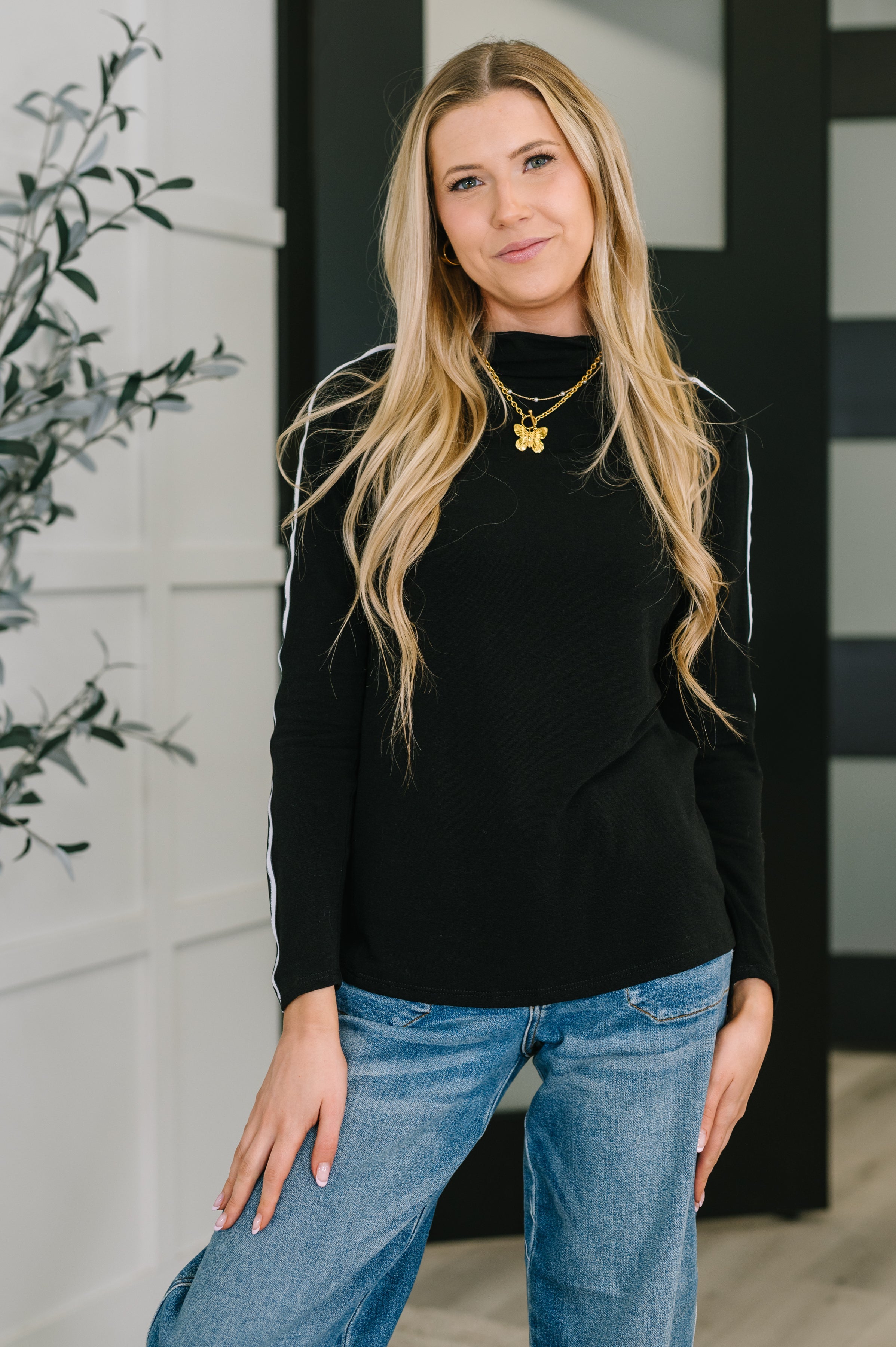 Live Fast High Neck Pullover Womens Ave Shops- Tilden Co.