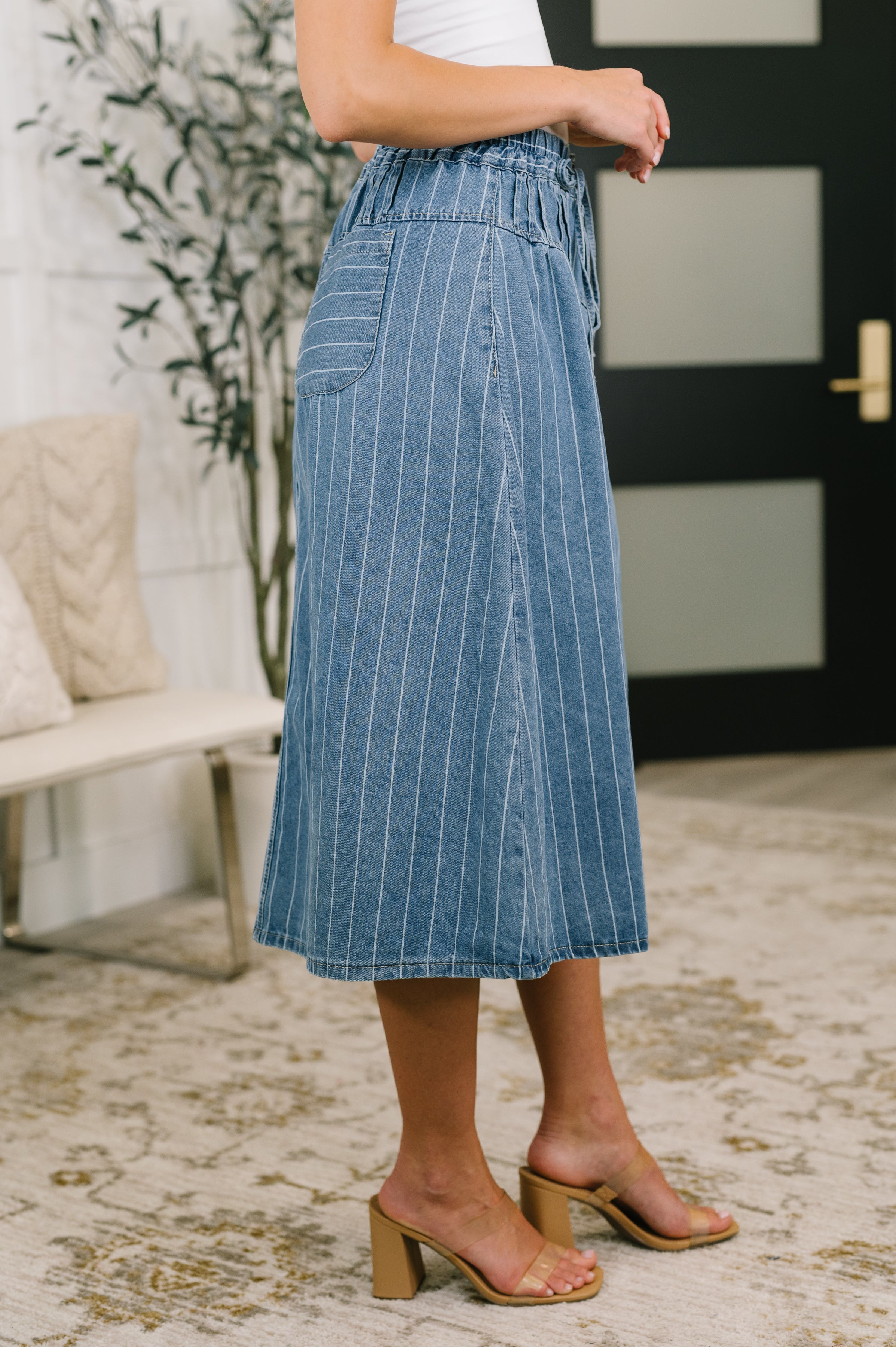 Local Girl High Waisted Skirt Womens Ave Shops- Tilden Co.