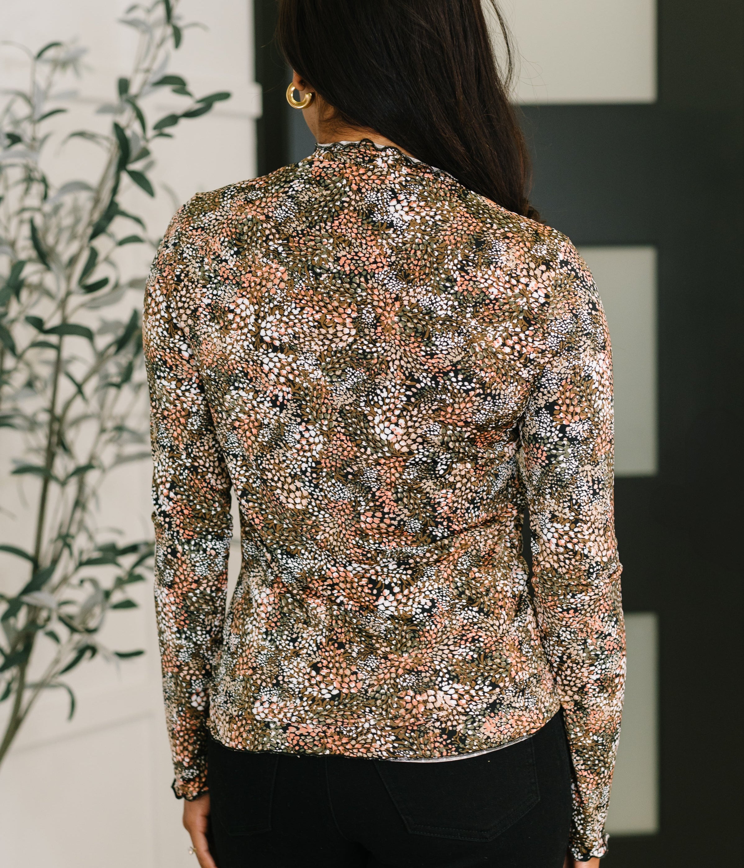 Loud and Proud Long Sleeve Lettuce Hem Top Womens Ave Shops- Tilden Co.