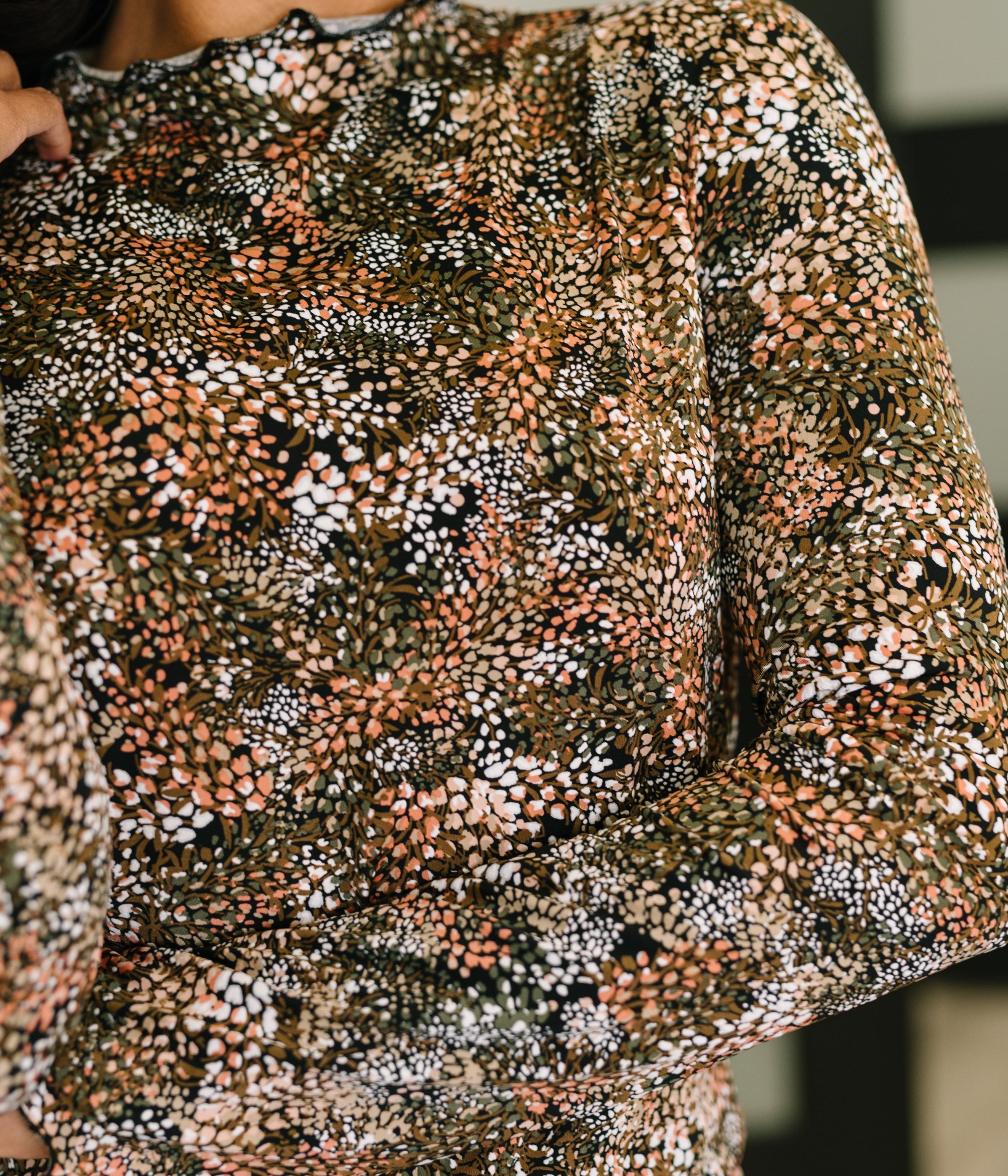 Loud and Proud Long Sleeve Lettuce Hem Top Womens Ave Shops- Tilden Co.