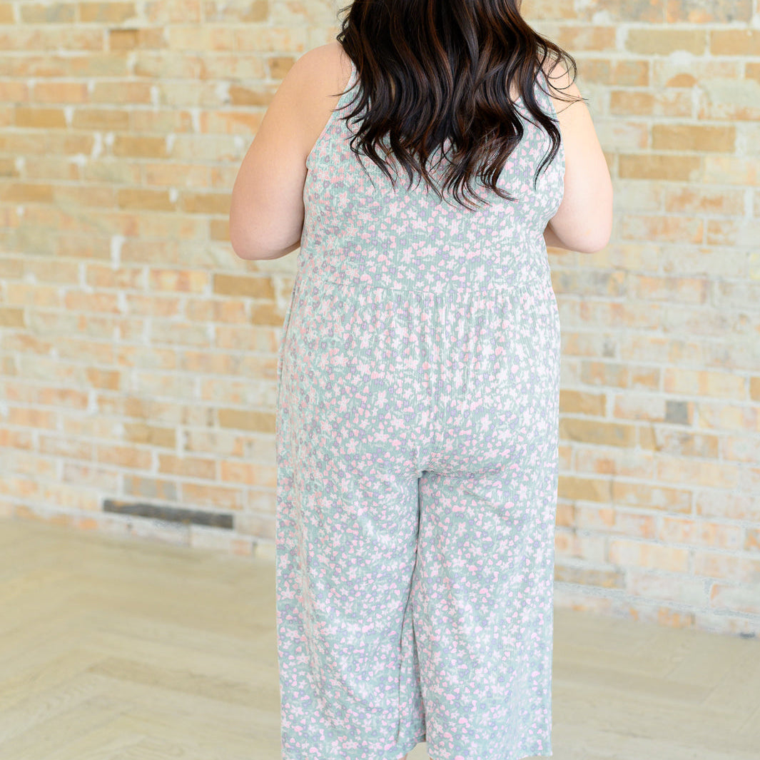 Lucky In Love Floral Jumpsuit Jumpsuits & Rompers Ave Shops- Tilden Co.