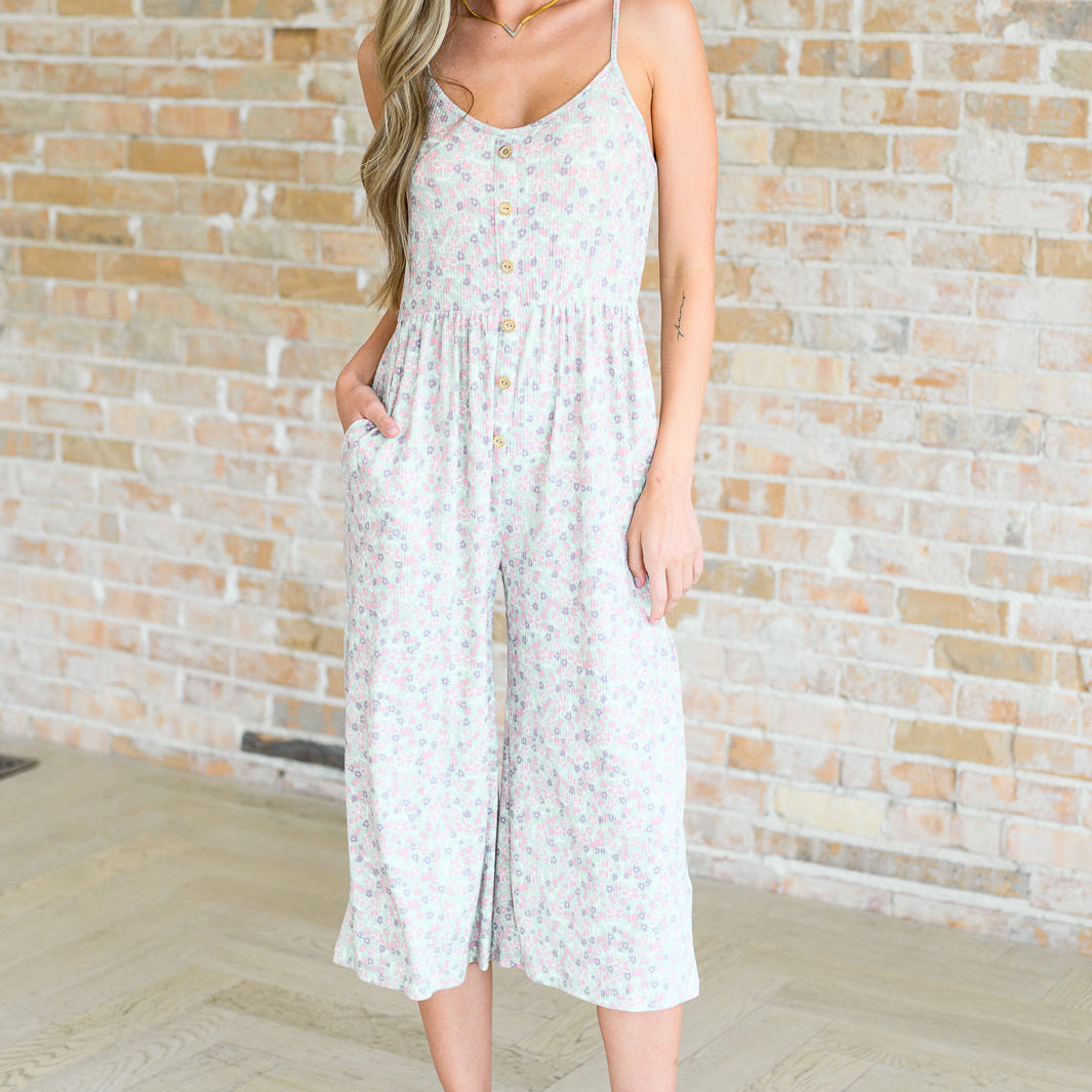 Lucky In Love Floral Jumpsuit Jumpsuits & Rompers Ave Shops- Tilden Co.