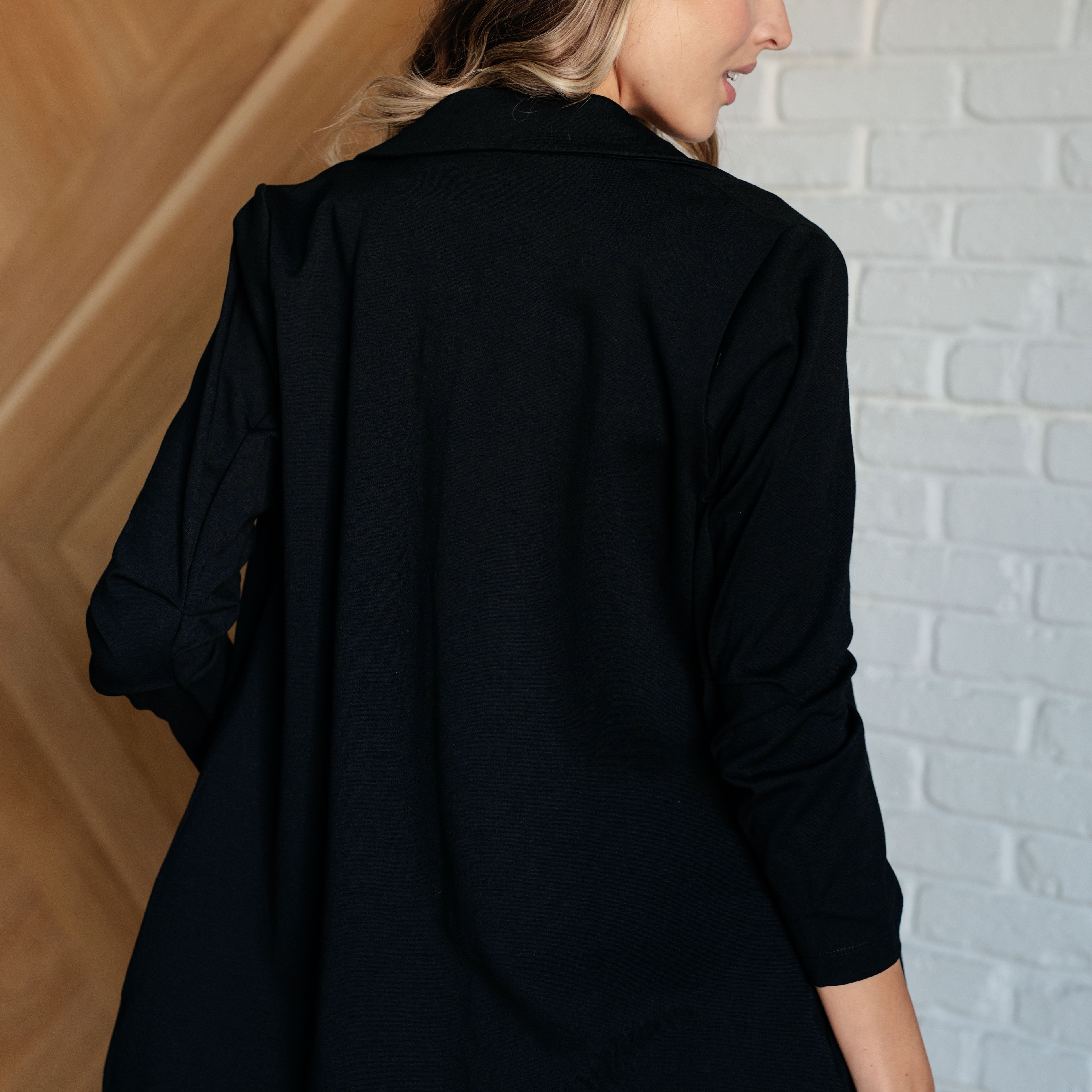 Magic 3/4 Blazer in Black Layers Ave Shops- Tilden Co.