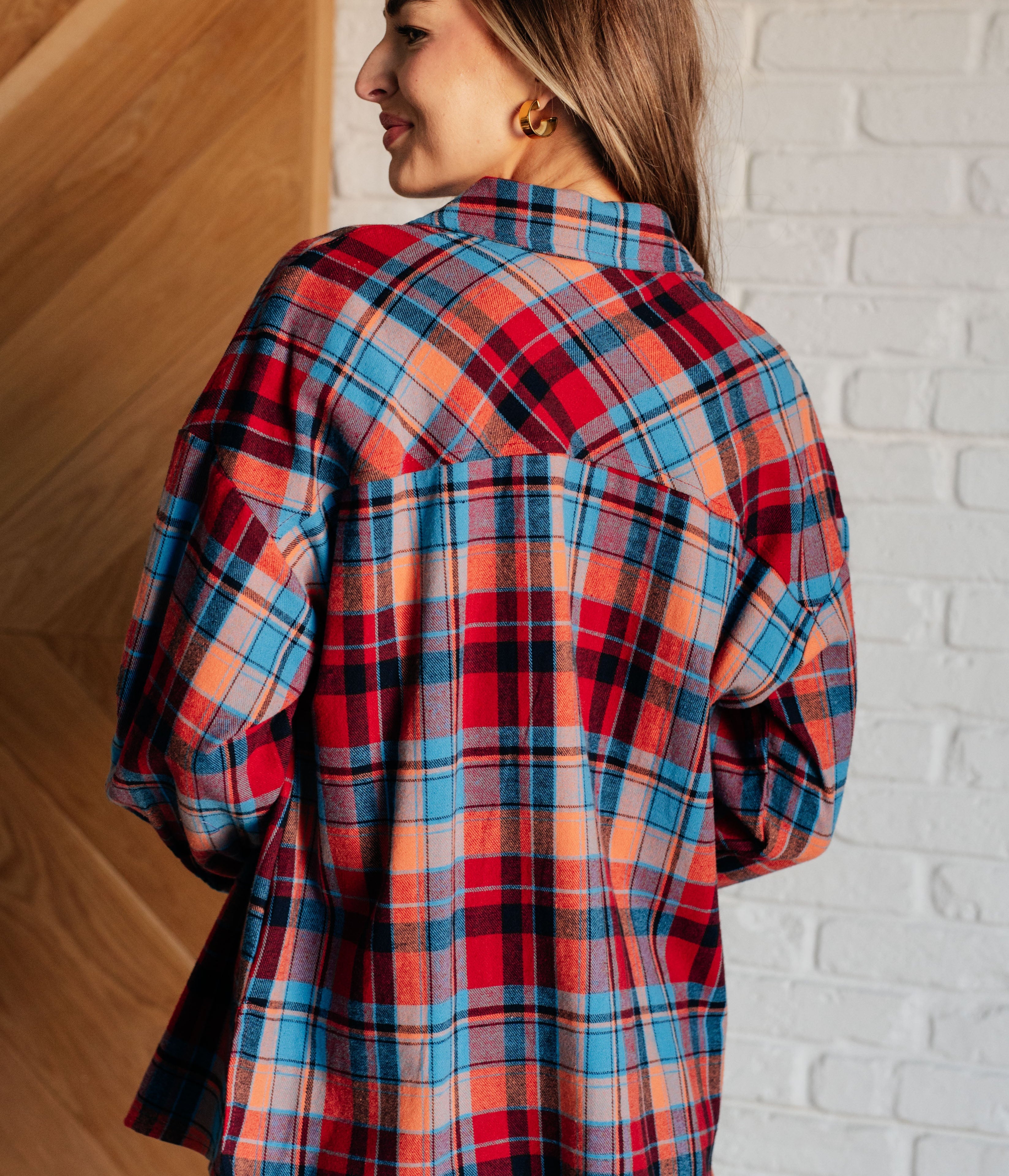 Make it Make Sense Plaid Button Up Tops Ave Shops- Tilden Co.