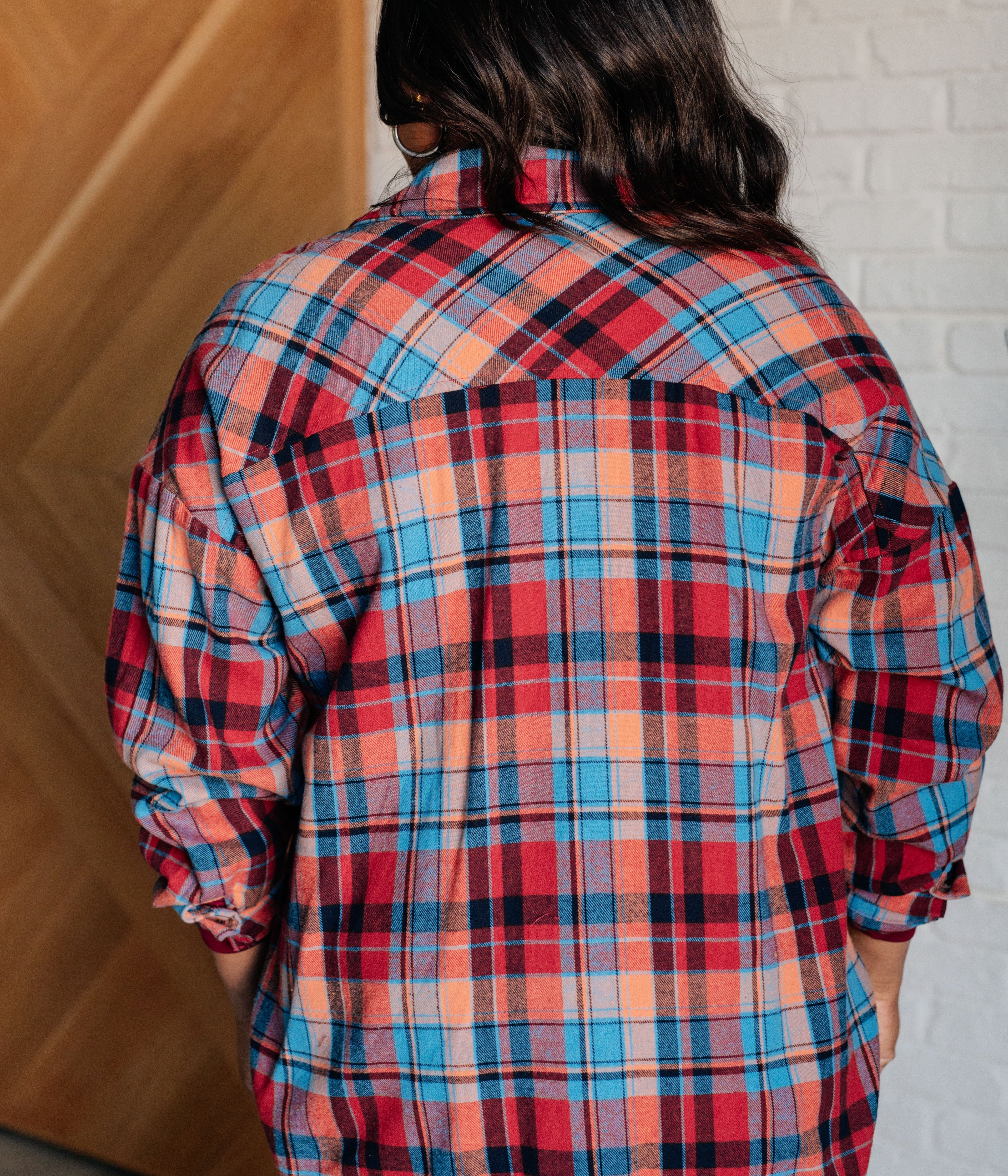 Make it Make Sense Plaid Button Up Tops Ave Shops- Tilden Co.