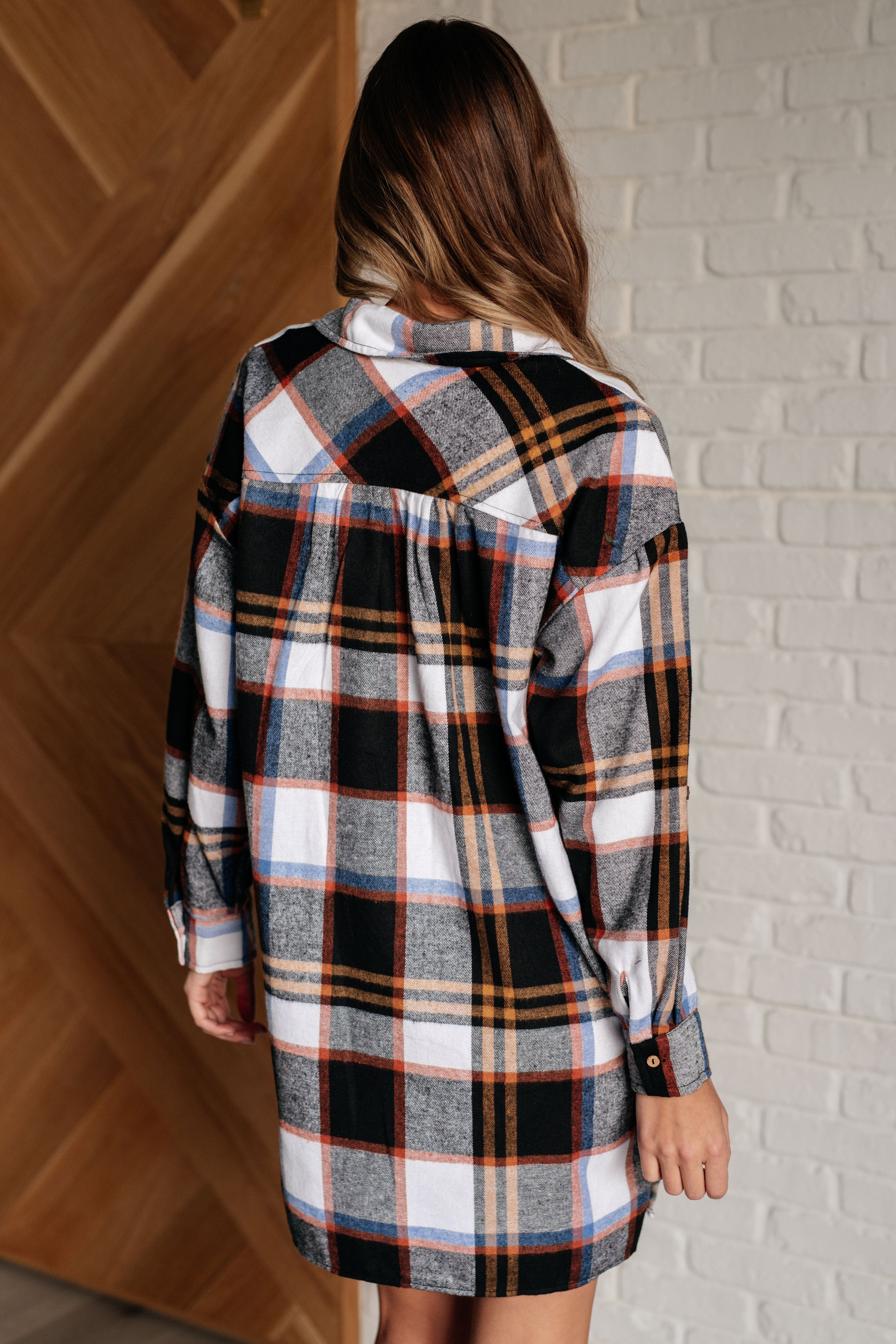 Make it Right Plaid Shirt Dress Dresses Ave Shops- Tilden Co.