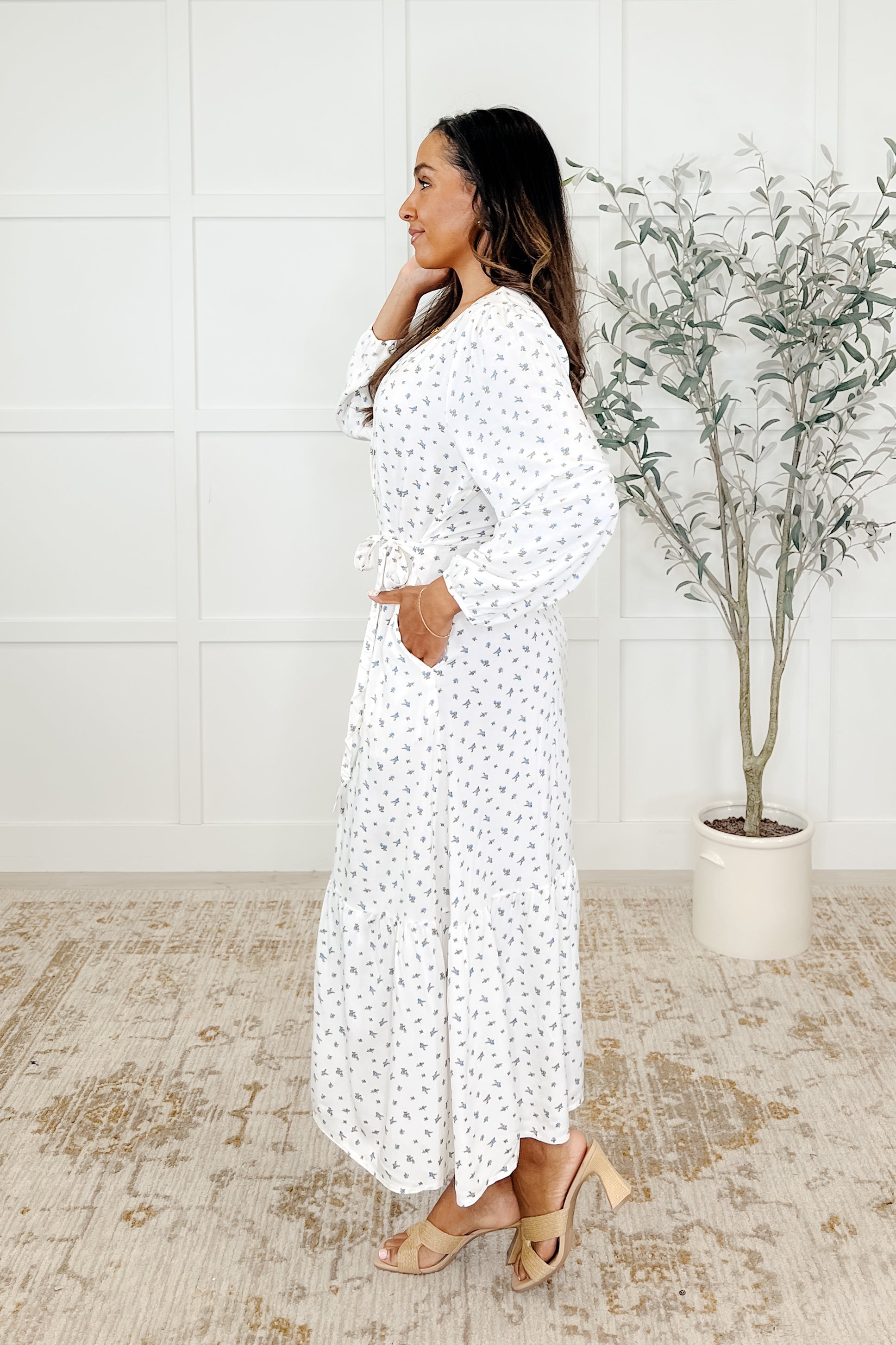 Maple Dress Floweret Womens Ave Shops- Tilden Co.