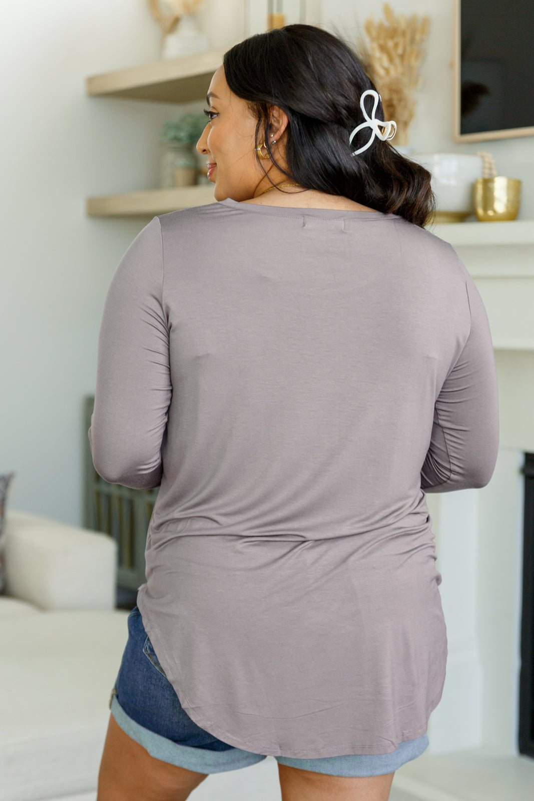 Me Time Long Sleeve Top Tops Ave Shops- Tilden Co.