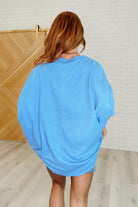 Minimal Muse Batwing Tee in Blue Ocean Womens Ave Shops- Tilden Co.