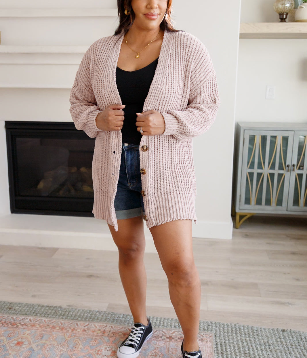 Mother Knows Best Buttoned Down Cardigan Layers Ave Shops- Tilden Co.