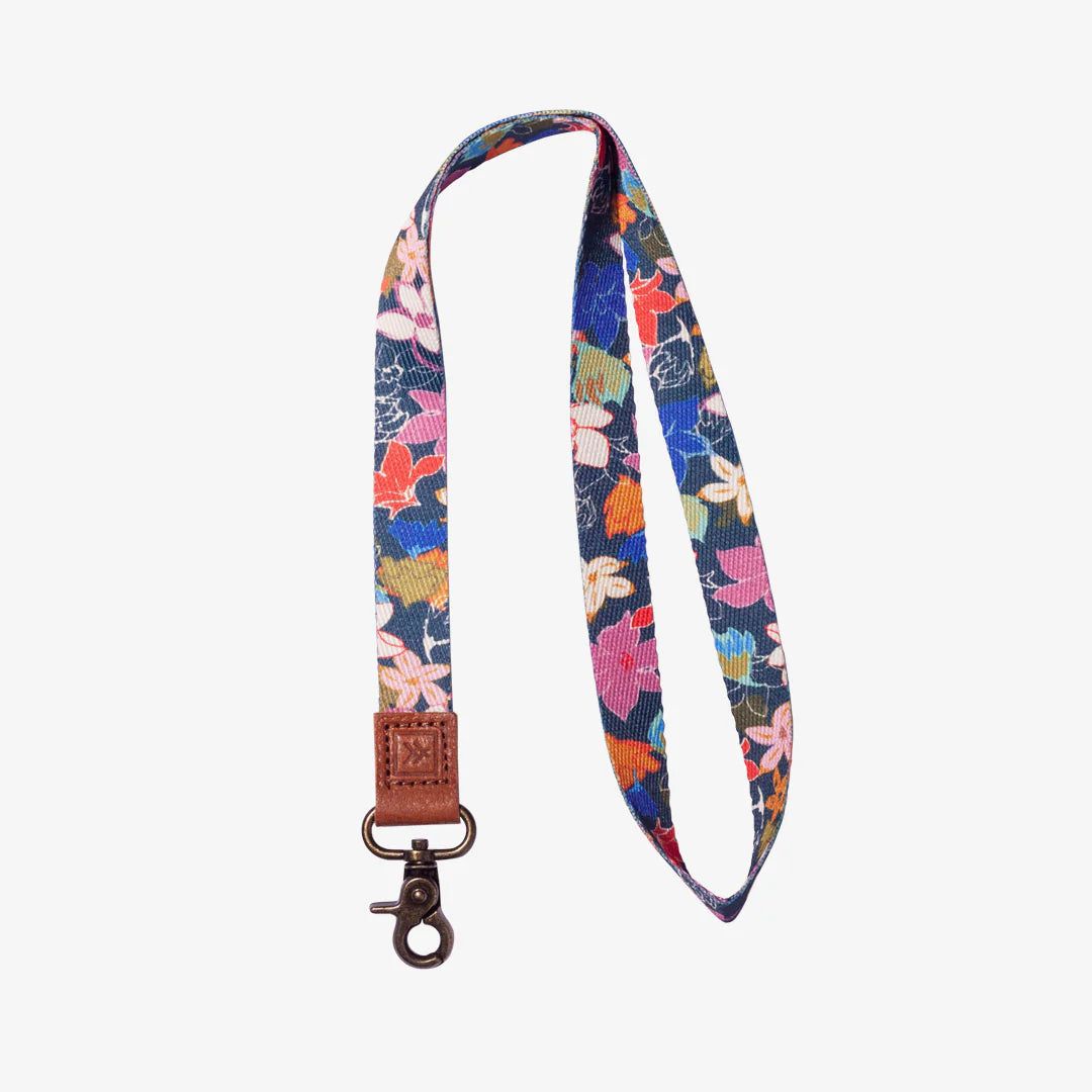 Wildflower Neck Lanyard Wallets & Money Clips Thread- Tilden Co.