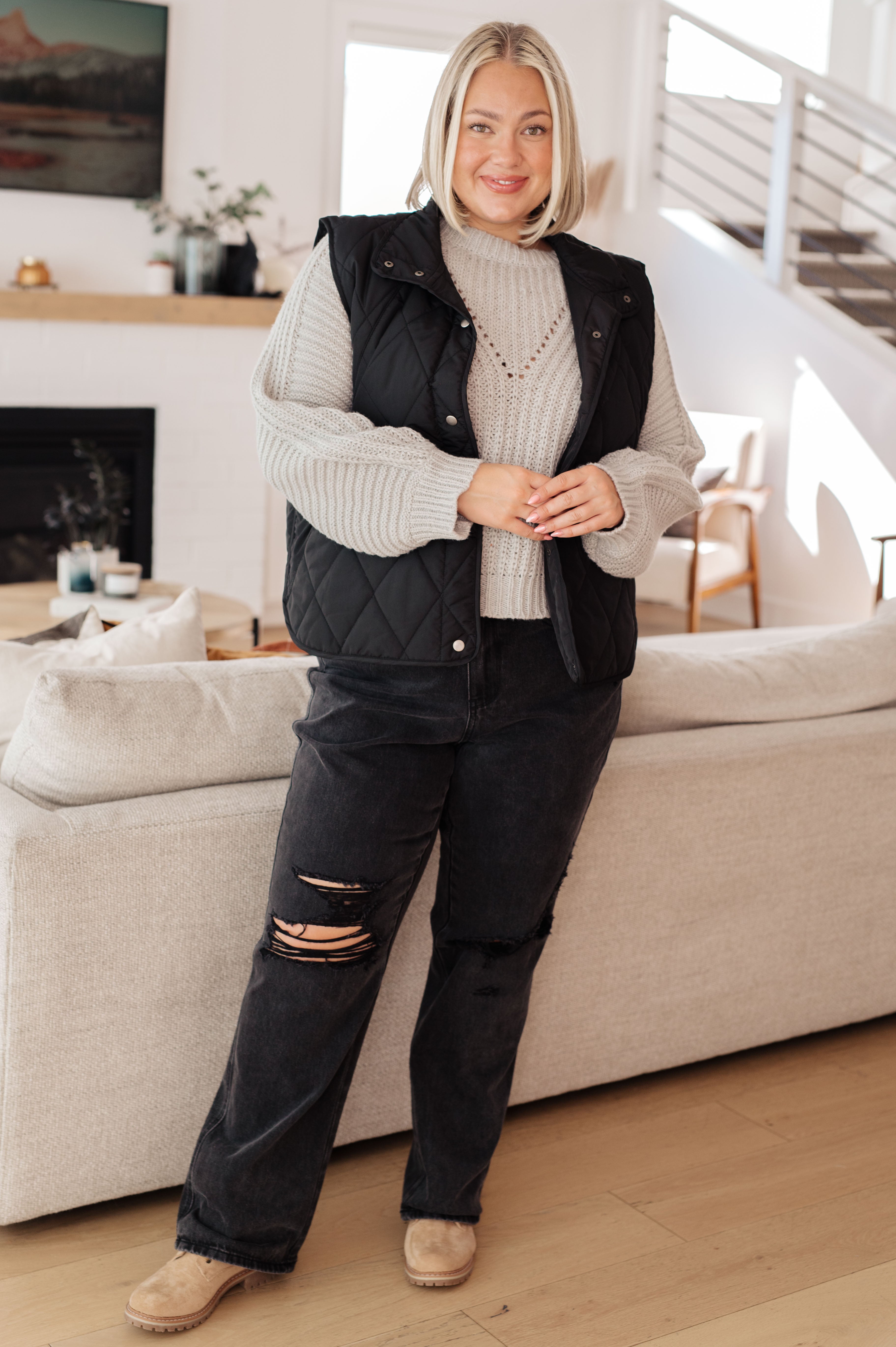 Roll on By Balloon Sleeve Sweater Tops Ave Shops- Tilden Co.