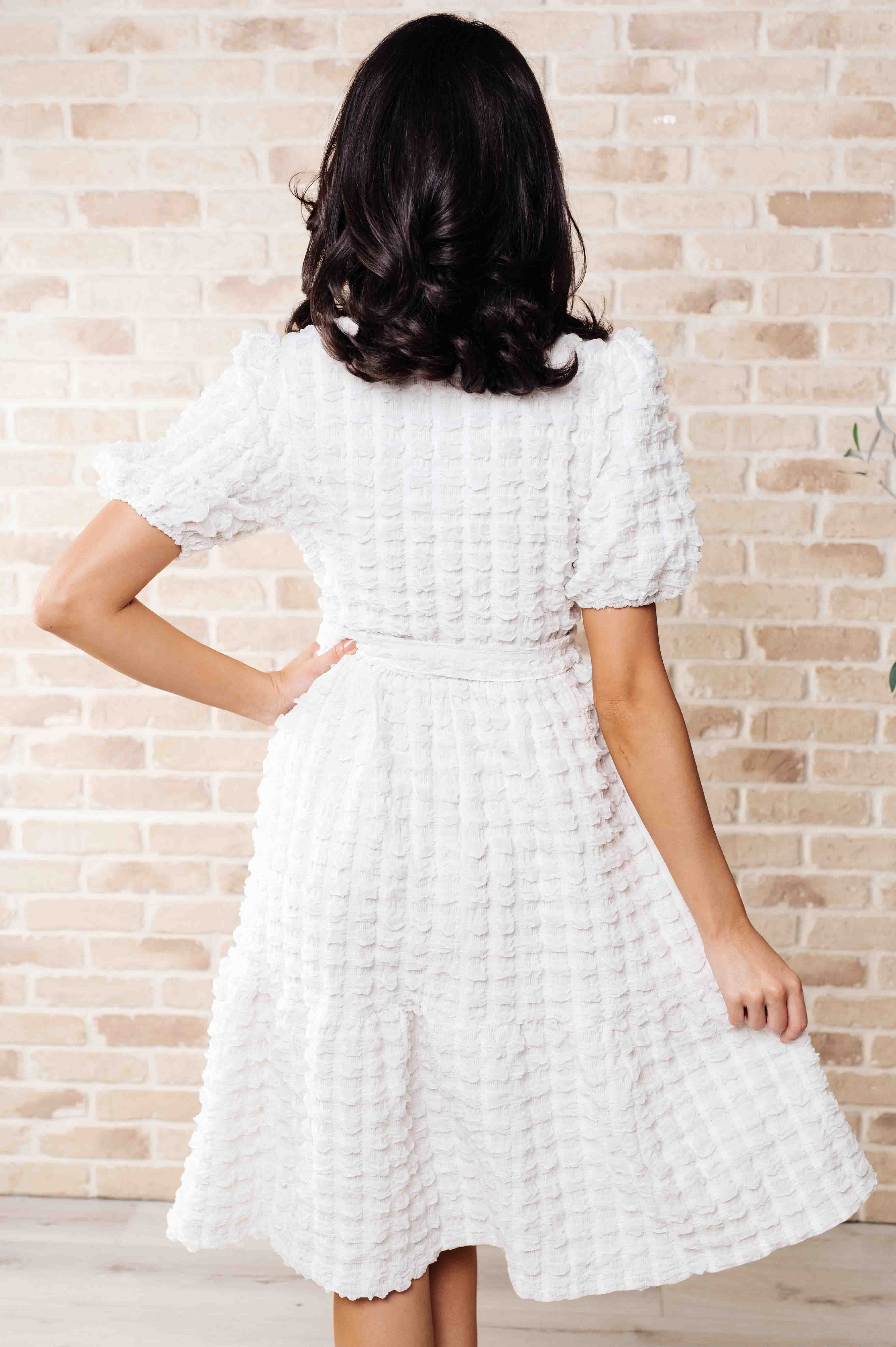 On Cloud Nine Bubble Midi Dress Dresses Ave Shops- Tilden Co.