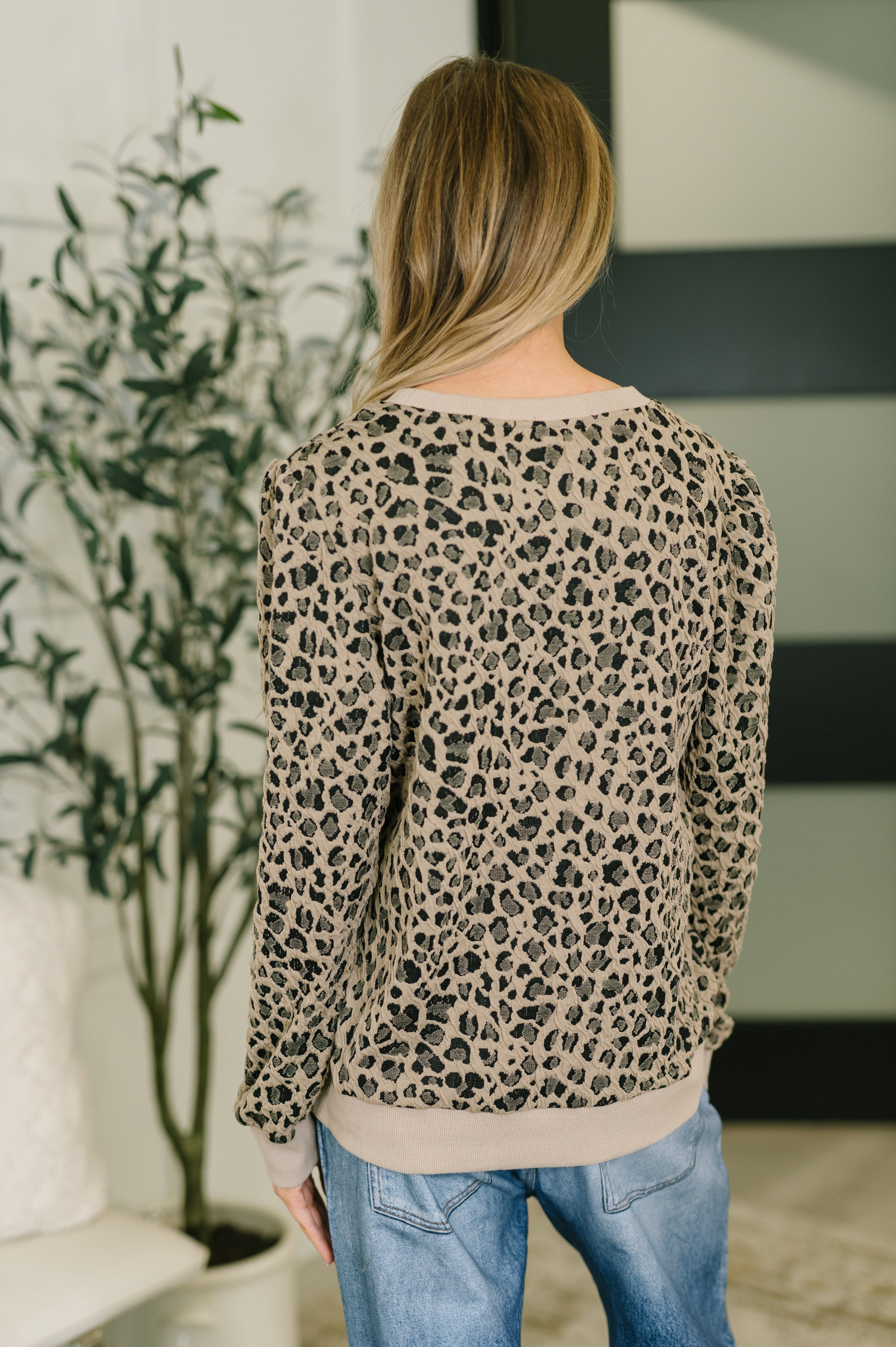 On The Prowl Leopard Print Top Womens Ave Shops- Tilden Co.