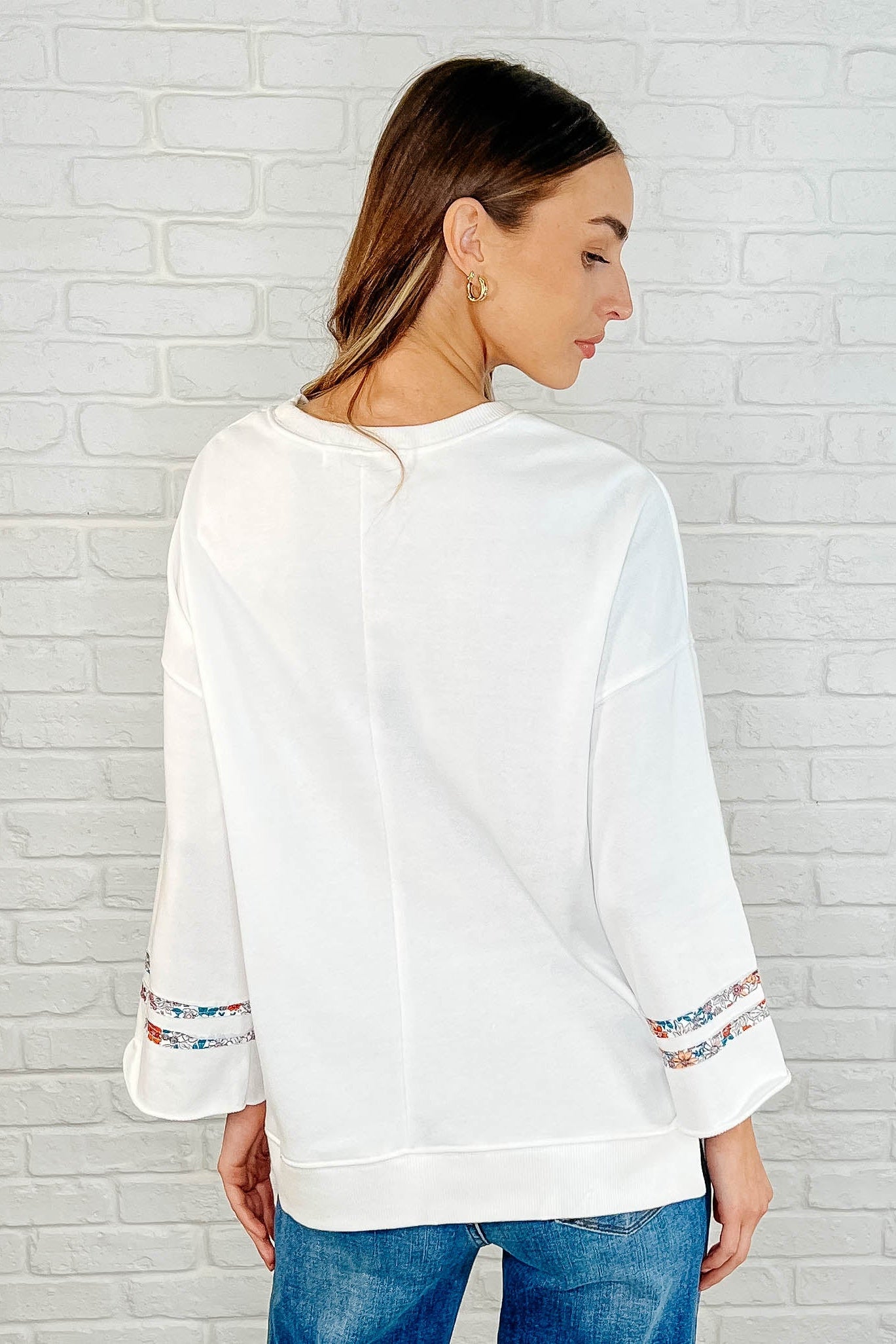 Peace, Love, and Flowers Peace Sign Top Womens Ave Shops- Tilden Co.