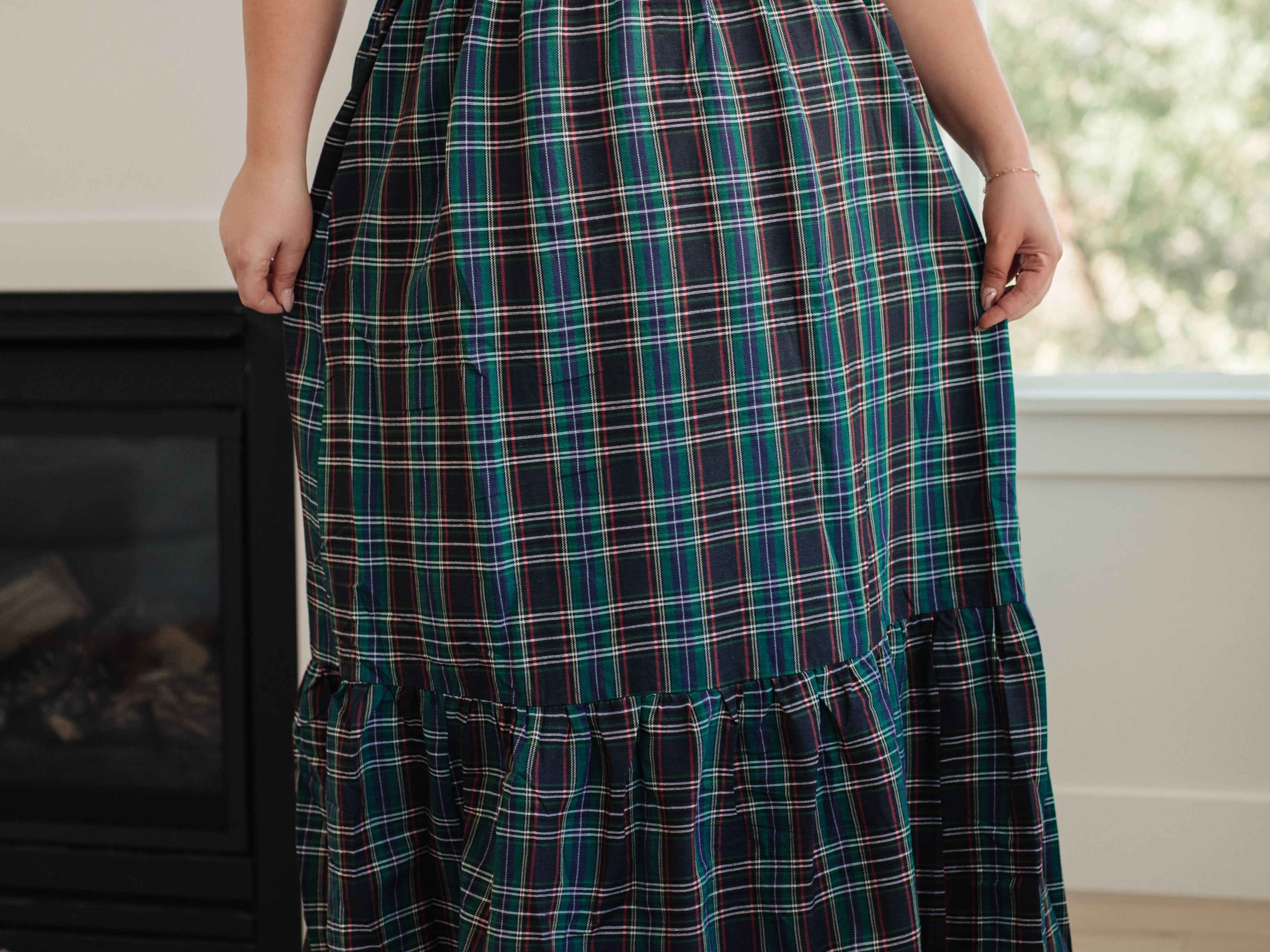 Plaid Perfection Maxi Skirt Bottoms Ave Shops- Tilden Co.