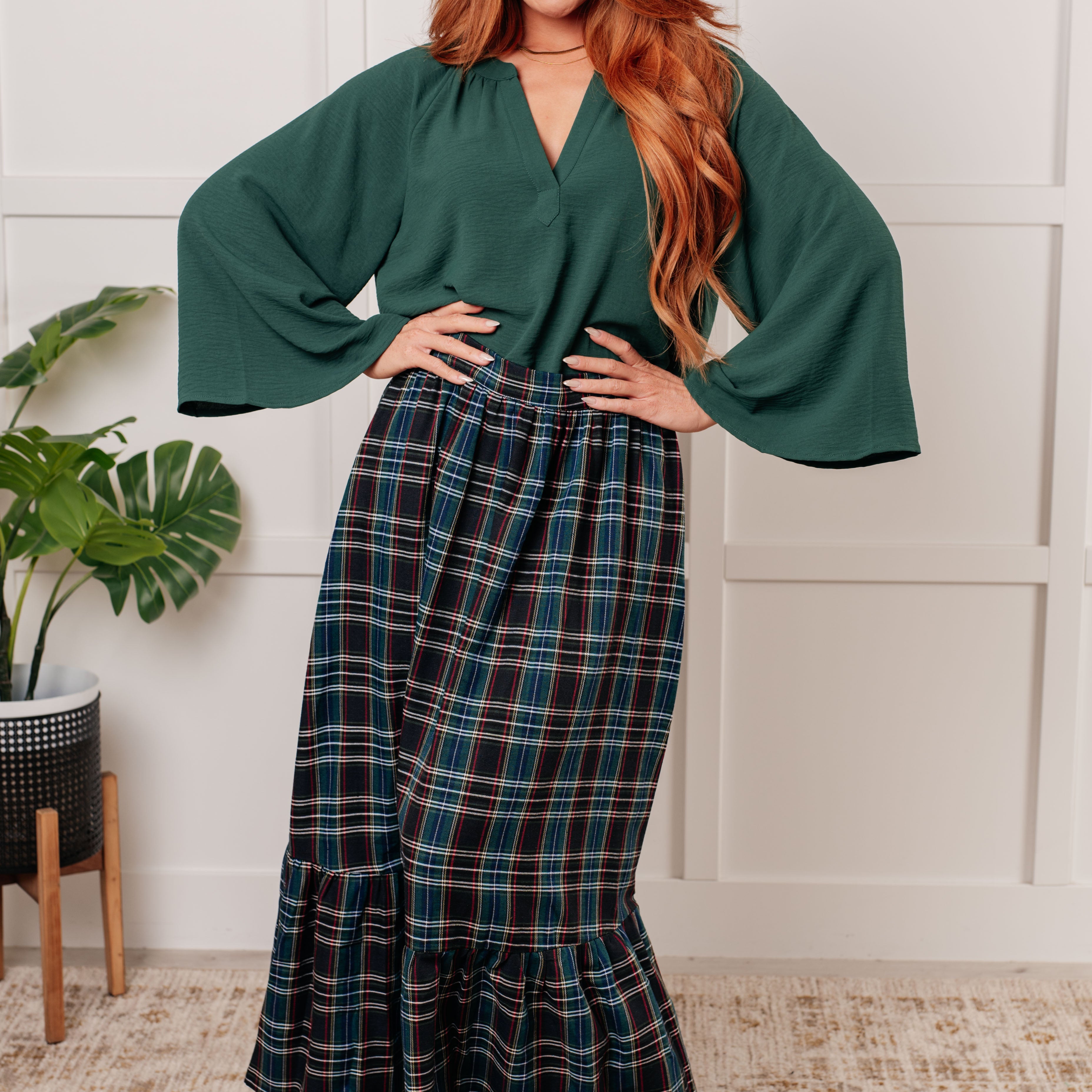 Climb On V-Neck Blouse Blouses Ave Shops- Tilden Co.