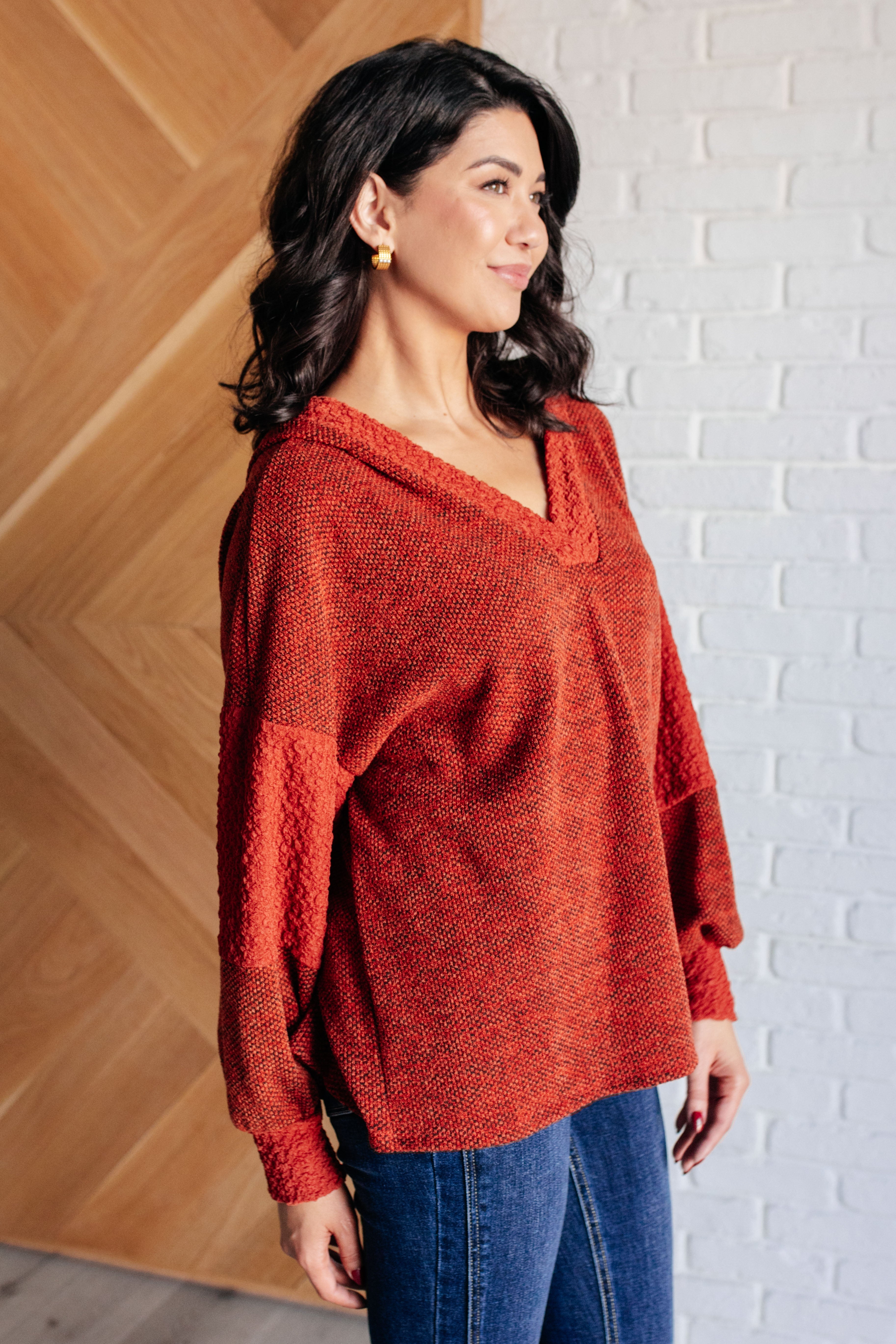 Planning Ahead Color Block Hoodie Tops Ave Shops- Tilden Co.