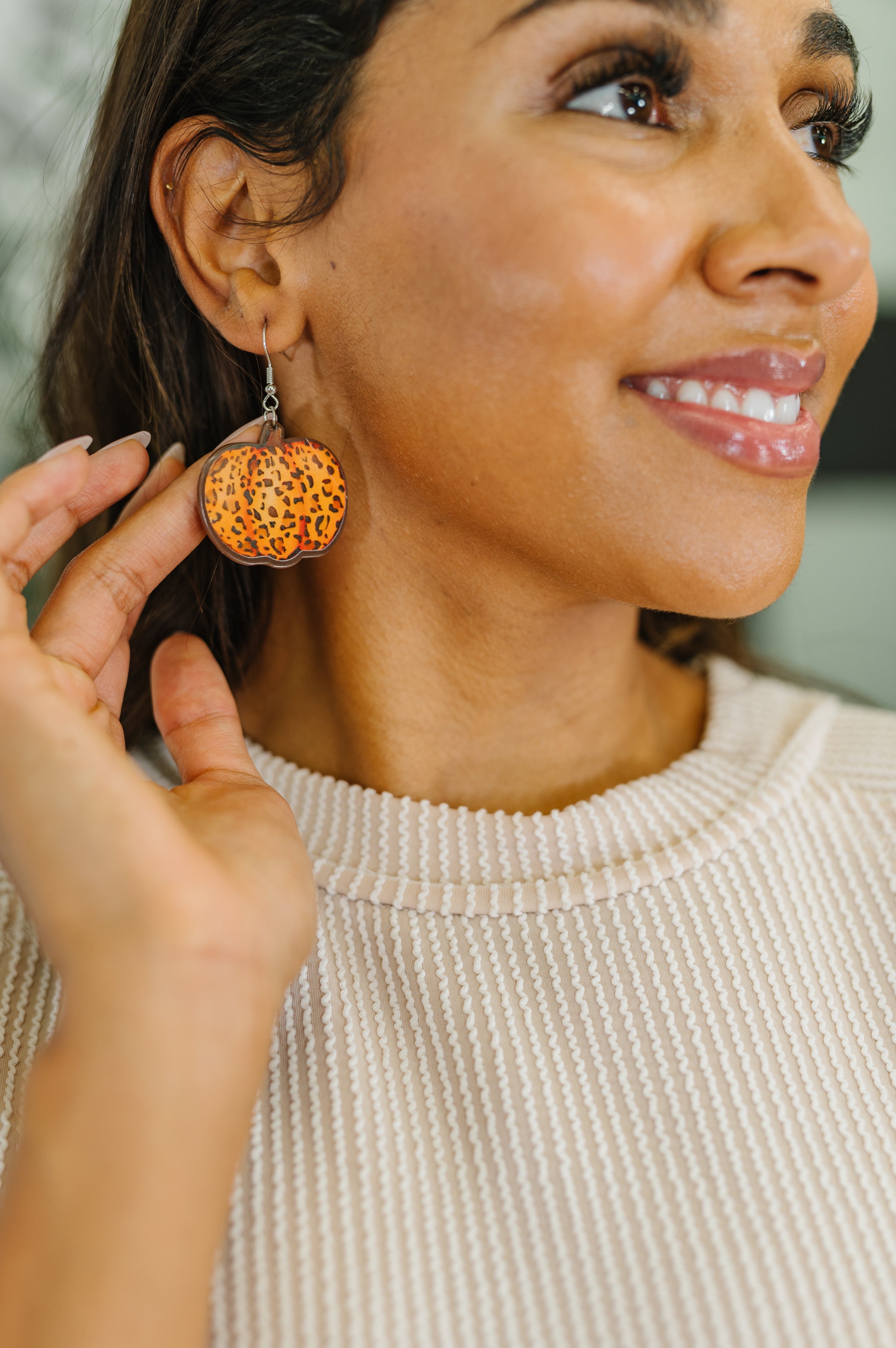 Pumpkin Prowl Earrings in Orange Womens Ave Shops- Tilden Co.