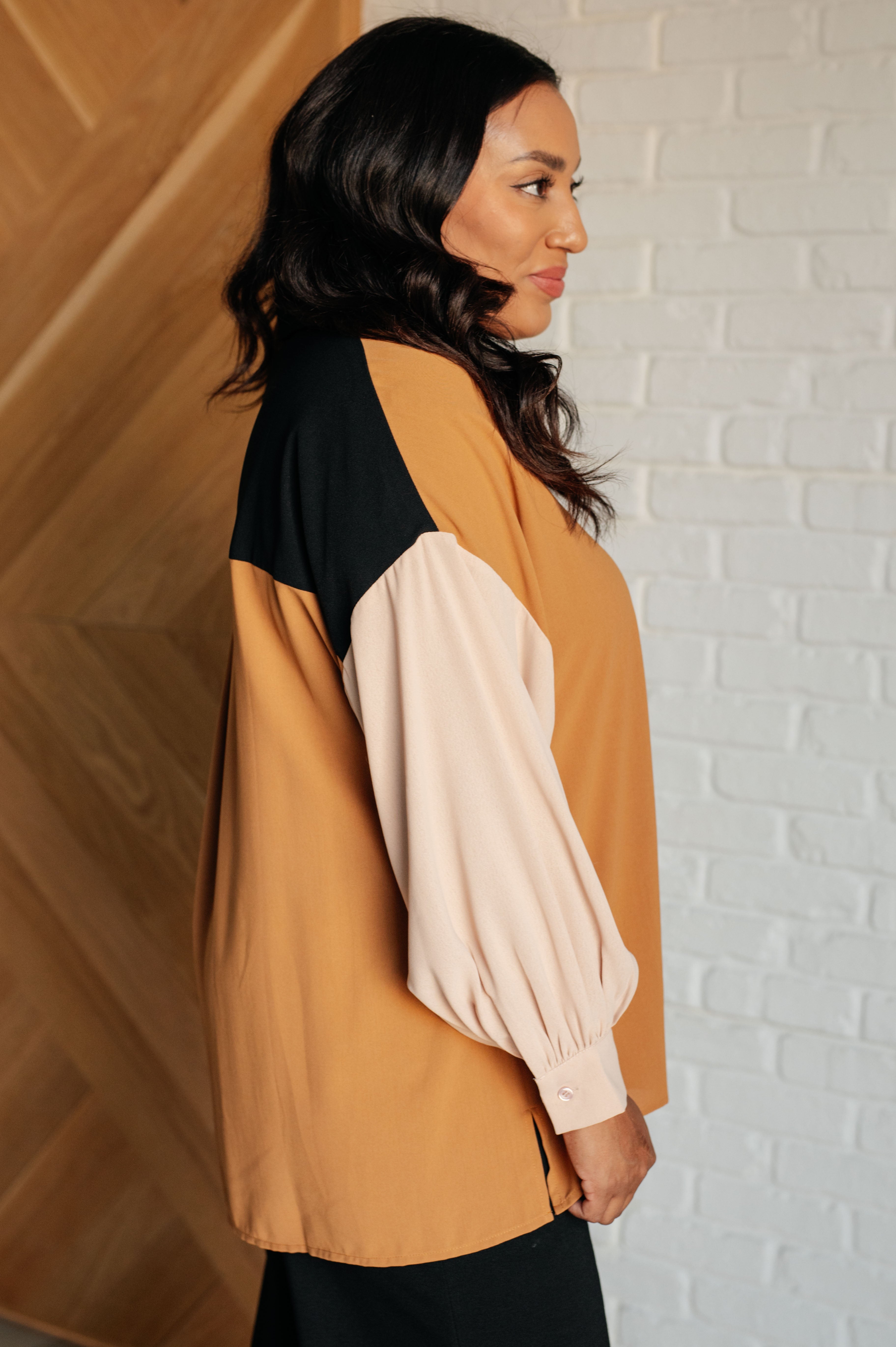 Queen of the Block Button Up Tops Ave Shops- Tilden Co.