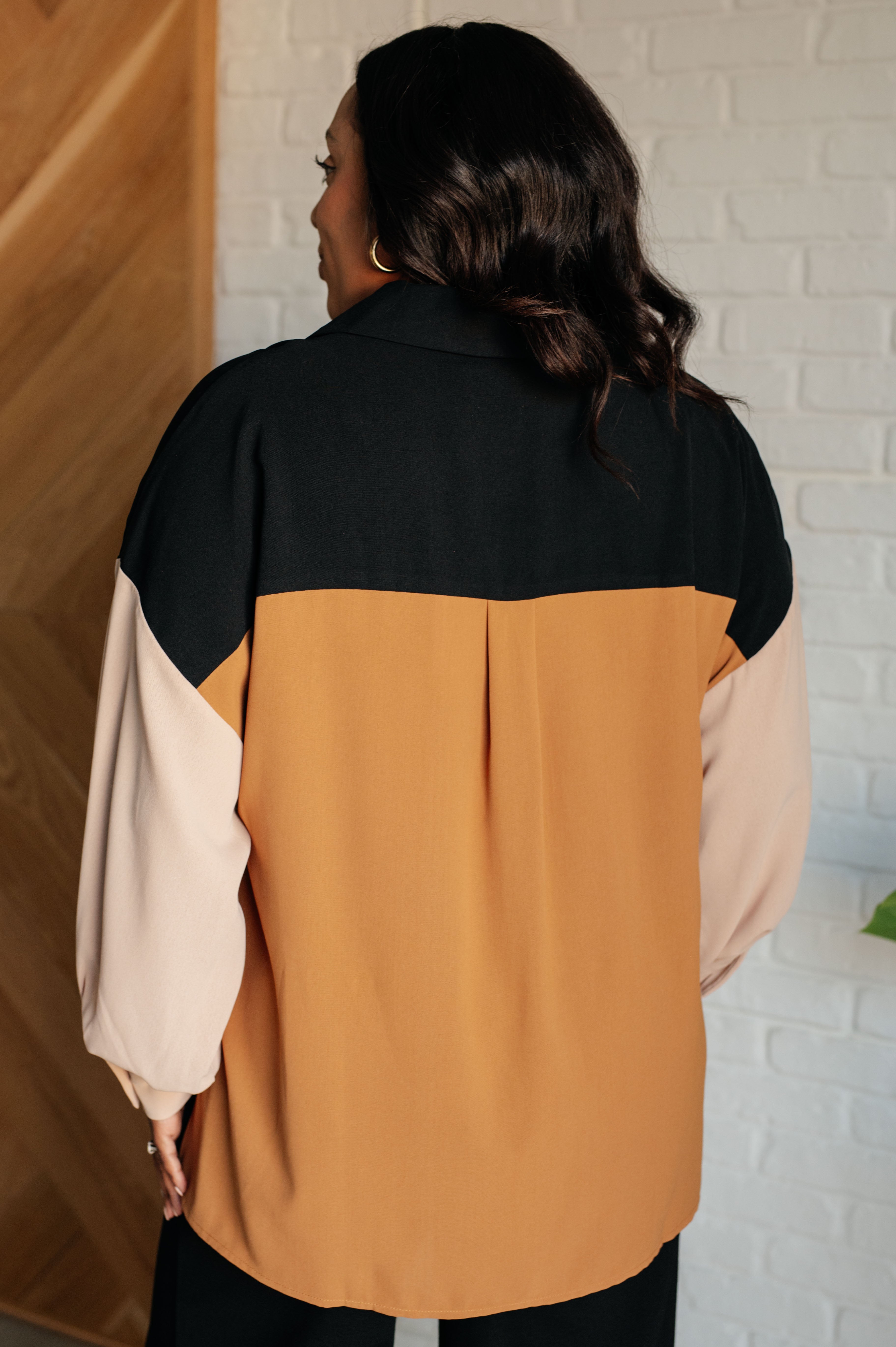 Queen of the Block Button Up Tops Ave Shops- Tilden Co.