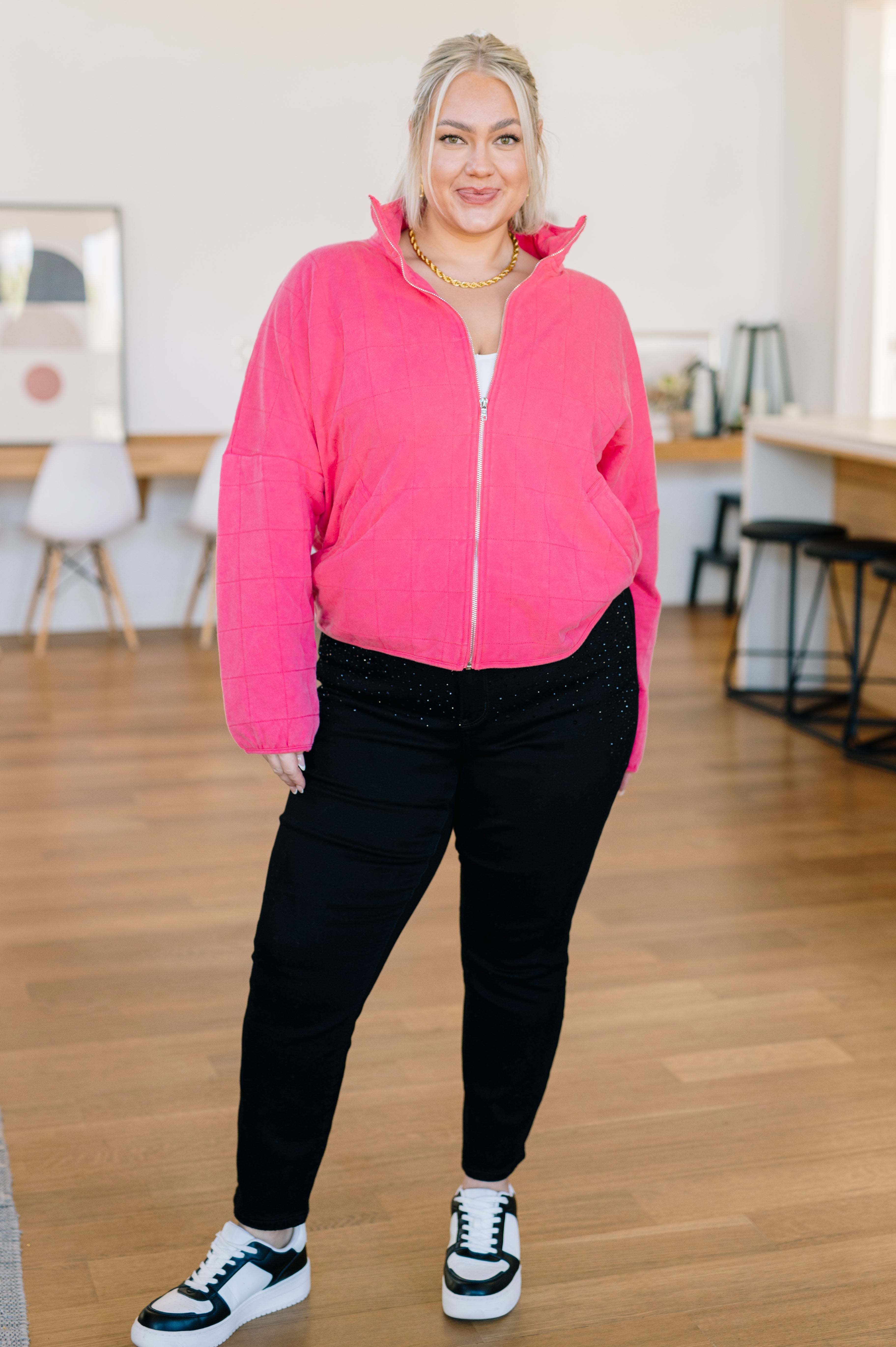 Quilted and Covered Quilted Jacket Layers Ave Shops- Tilden Co.