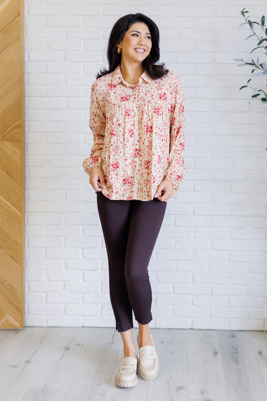 Reap What You Sow Button Down Blouses Ave Shops- Tilden Co.