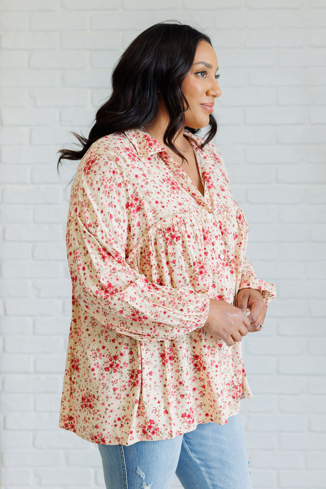 Reap What You Sow Button Down Blouses Ave Shops- Tilden Co.