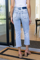 Rizzo High Rise Crop Straight Jeans Womens Ave Shops- Tilden Co.
