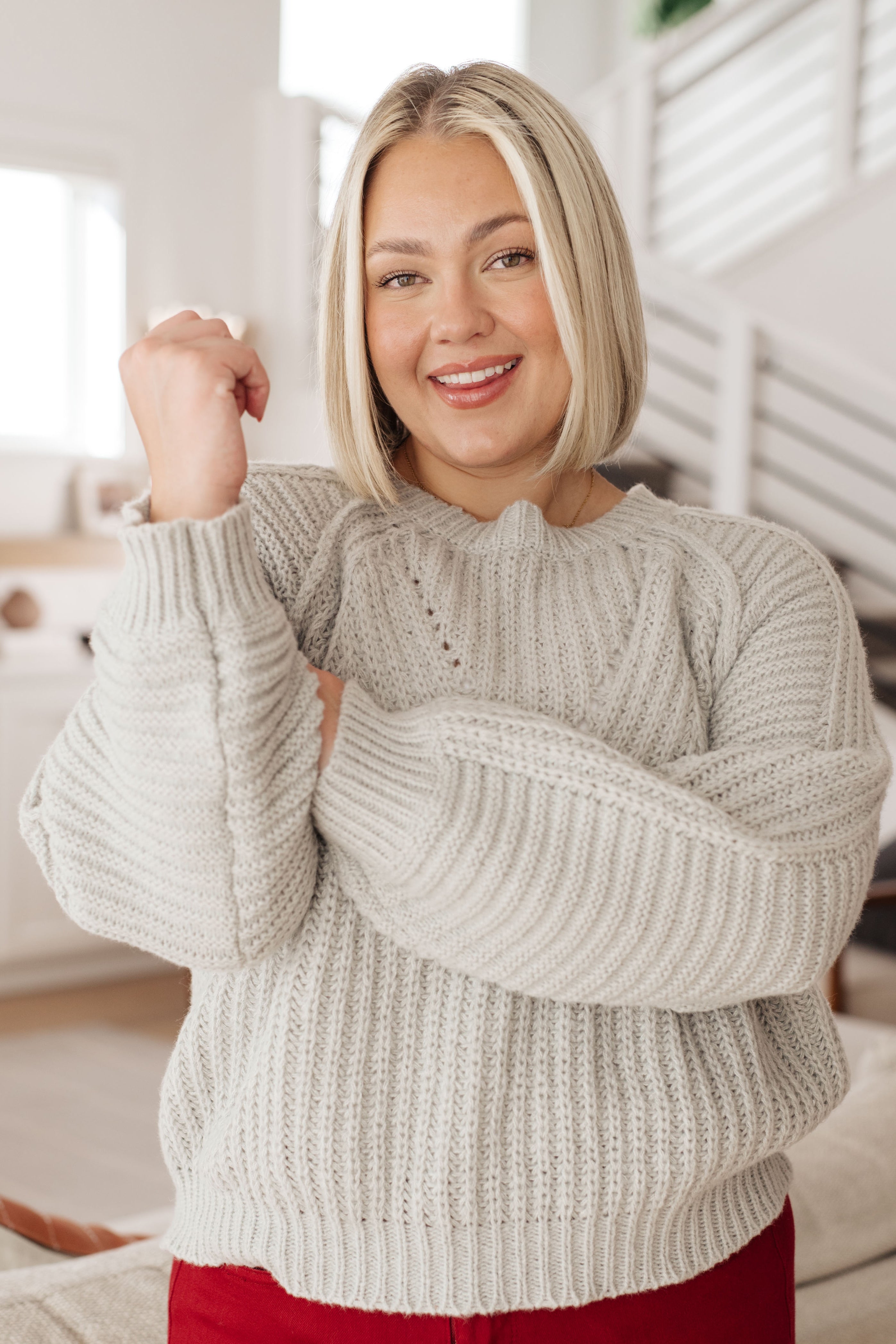Roll on By Balloon Sleeve Sweater Tops Ave Shops- Tilden Co.