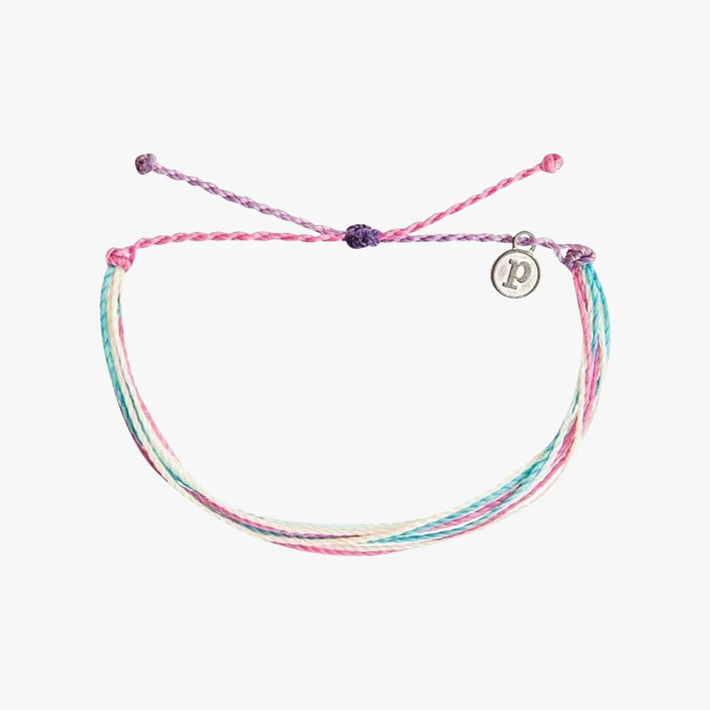 Pura Vida Original Bracelet - Rose Quartz     Pura Vida- Tilden Co.
