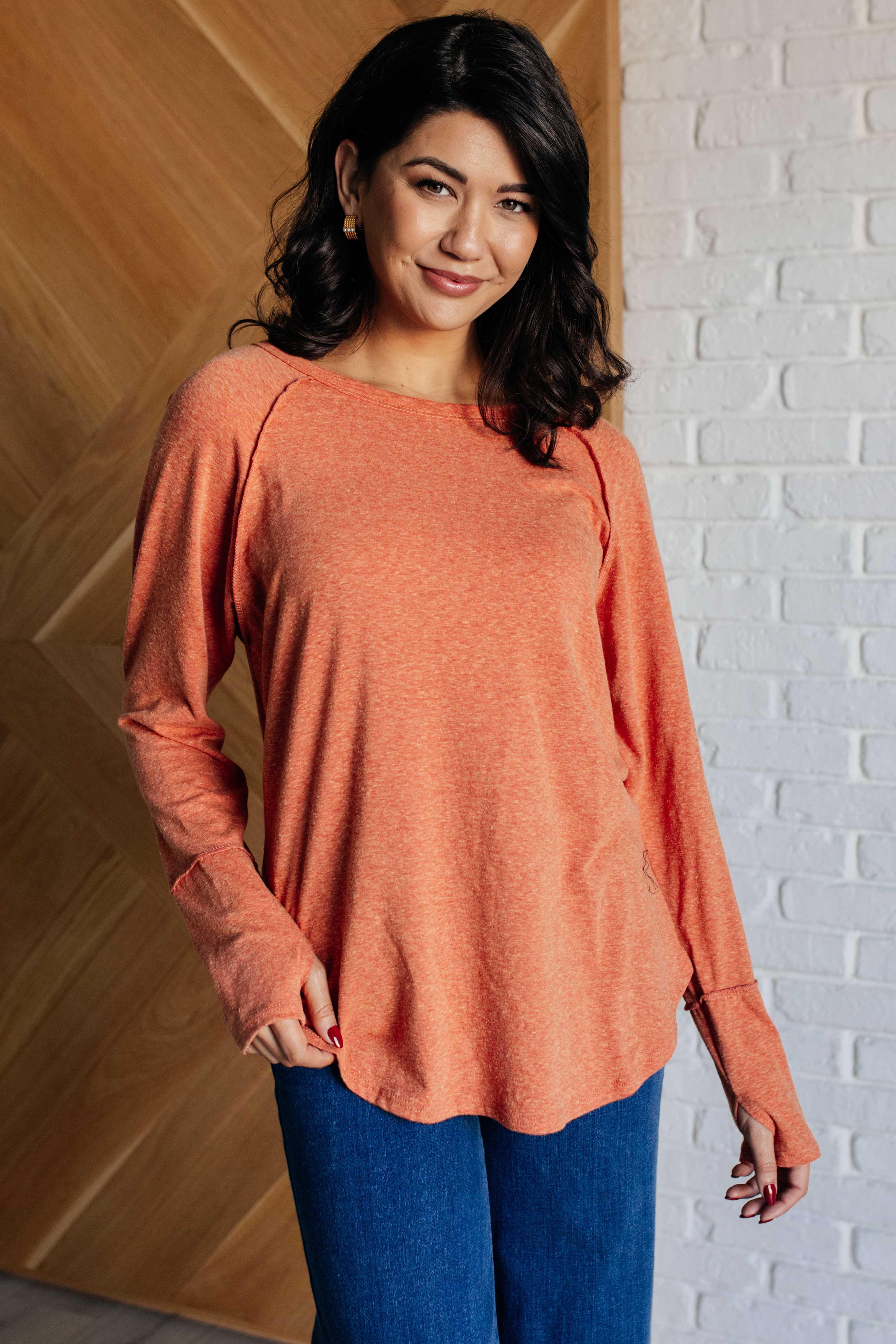 Rustic Charm Long Sleeve Top Tops Ave Shops- Tilden Co.