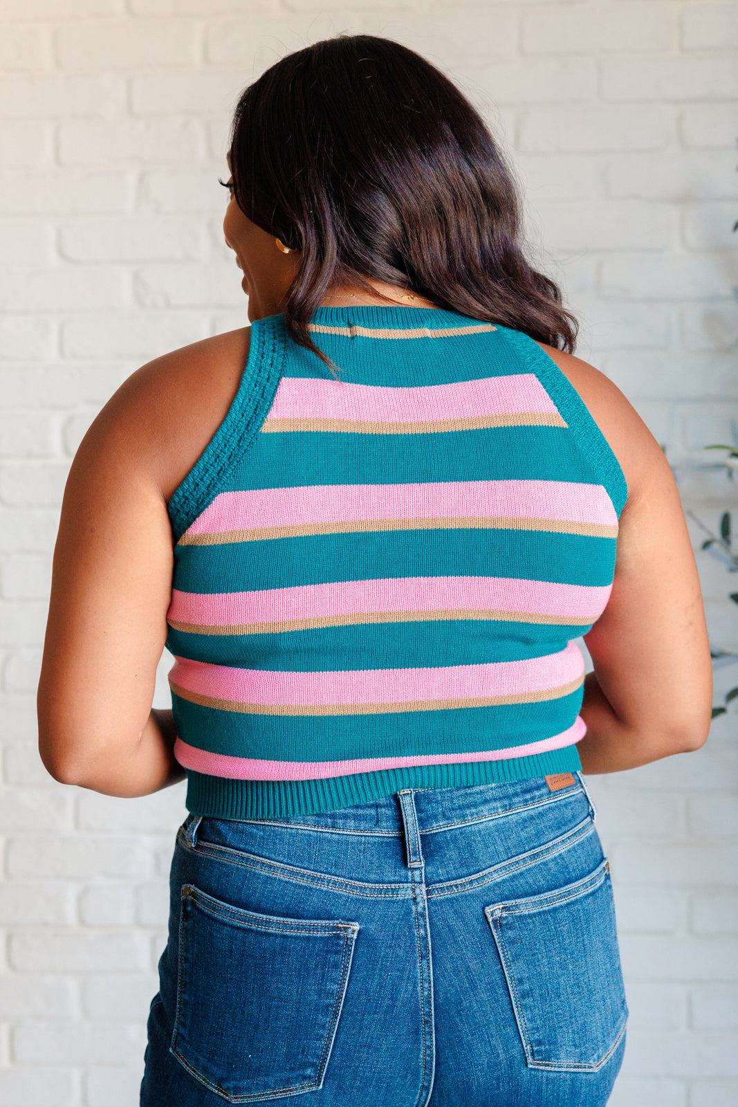 Scholarly Pursuits Knit Striped Tank Tops Ave Shops- Tilden Co.