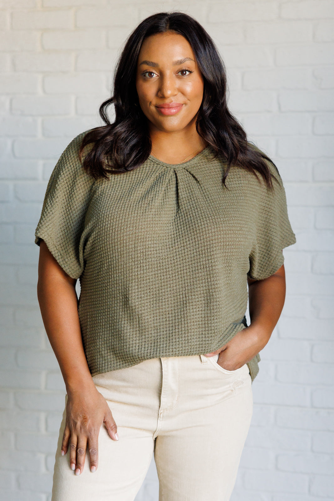 Secret Detail Lace Back Top Tops Ave Shops- Tilden Co.