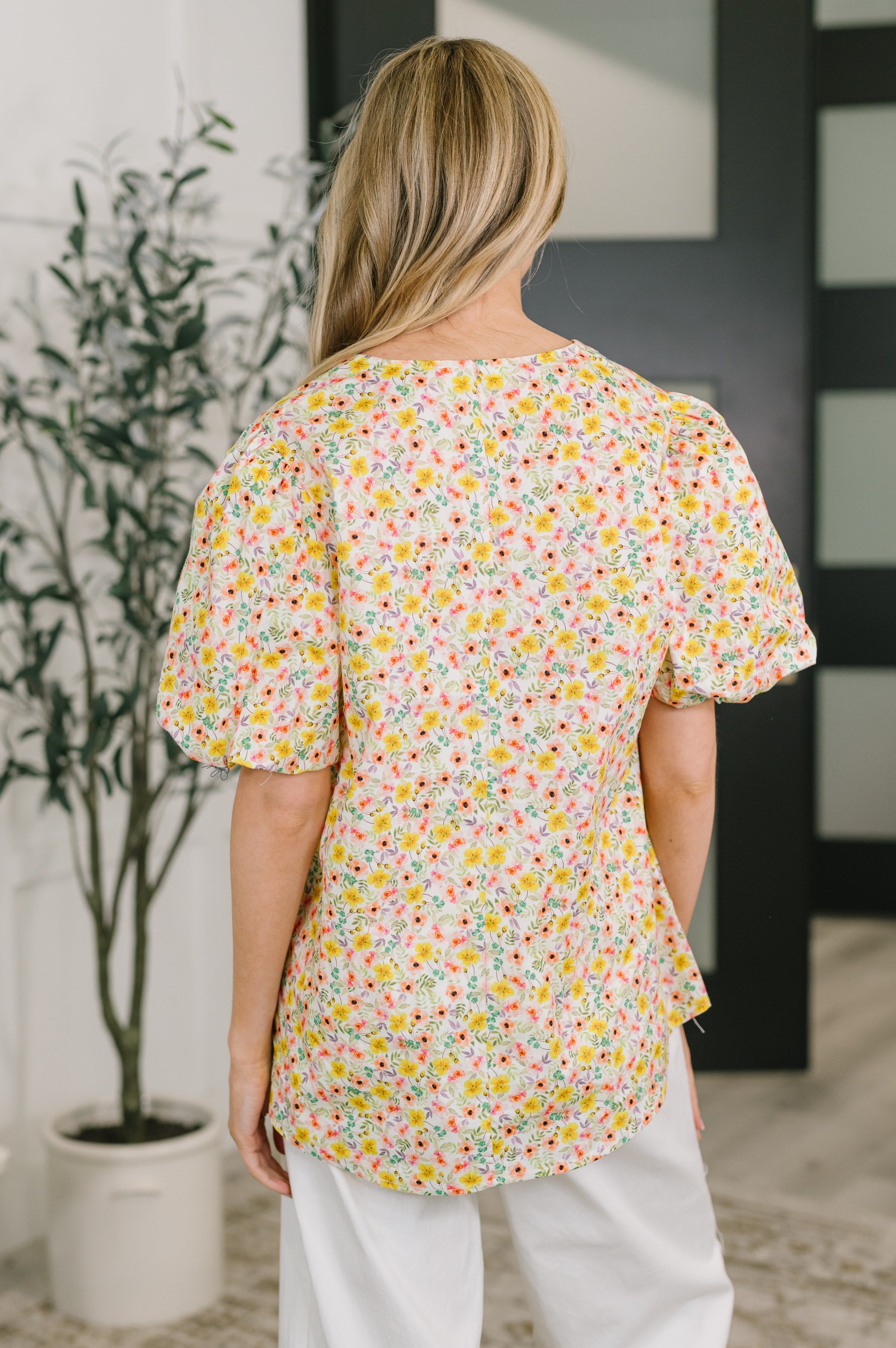 Seven Days a Week Balloon Sleeve Blouse Blouse Ave Shops- Tilden Co.