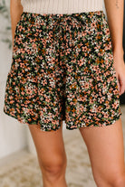 Short Notice Tiered Shorts in Tiny Flower Field Womens Ave Shops- Tilden Co.