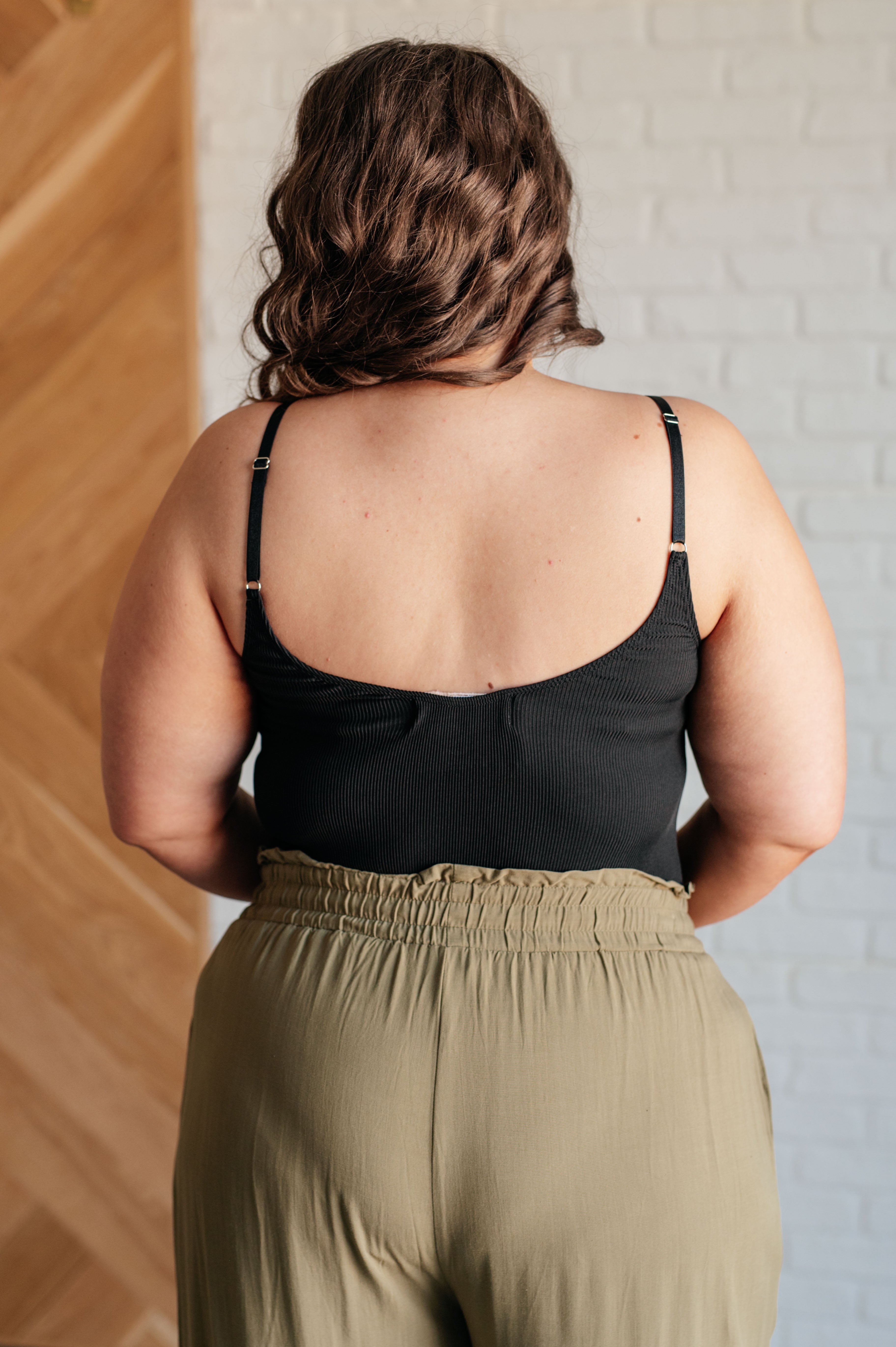 Snap it Up Spaghetti Strap Bodysuit Bodysuits Ave Shops- Tilden Co.