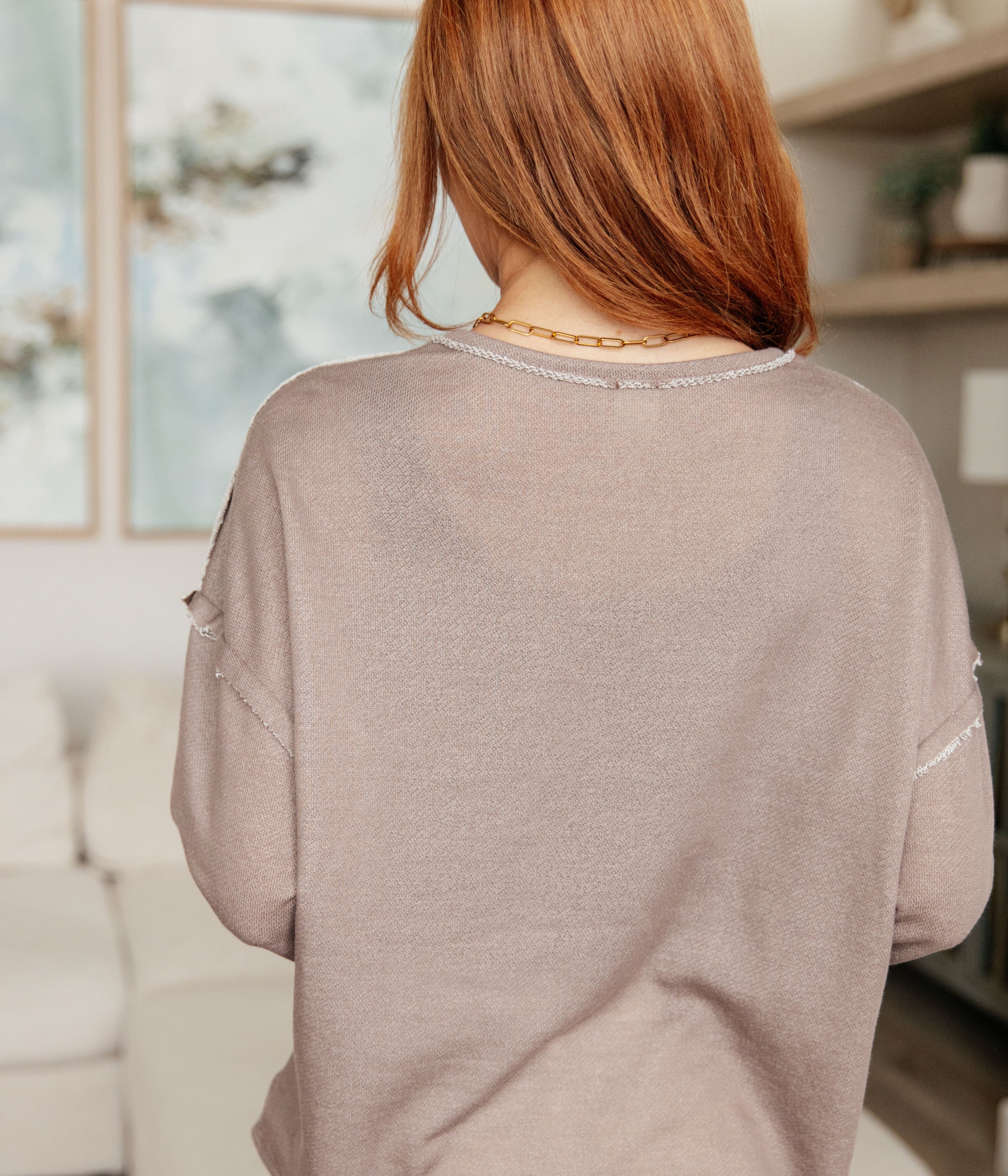 Spring In My Step V-Neck Pullover Tops Ave Shops- Tilden Co.