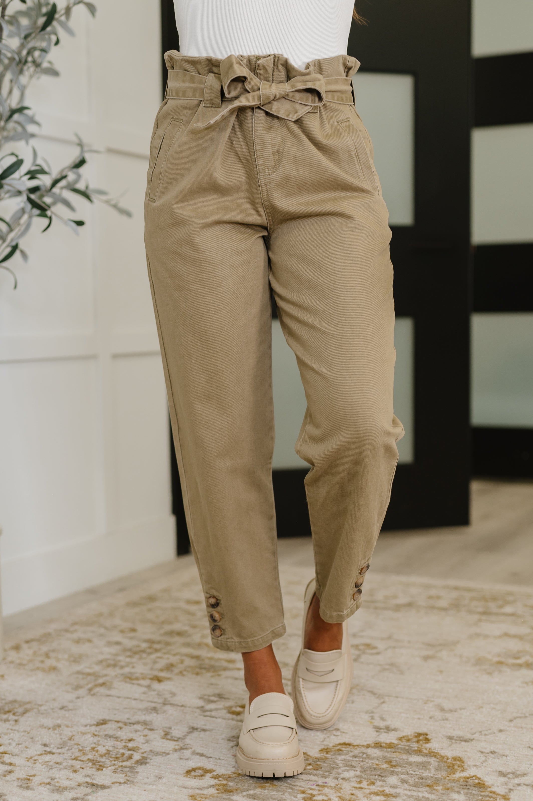 Streets of Serenade High Waist Trousers Womens Ave Shops- Tilden Co.