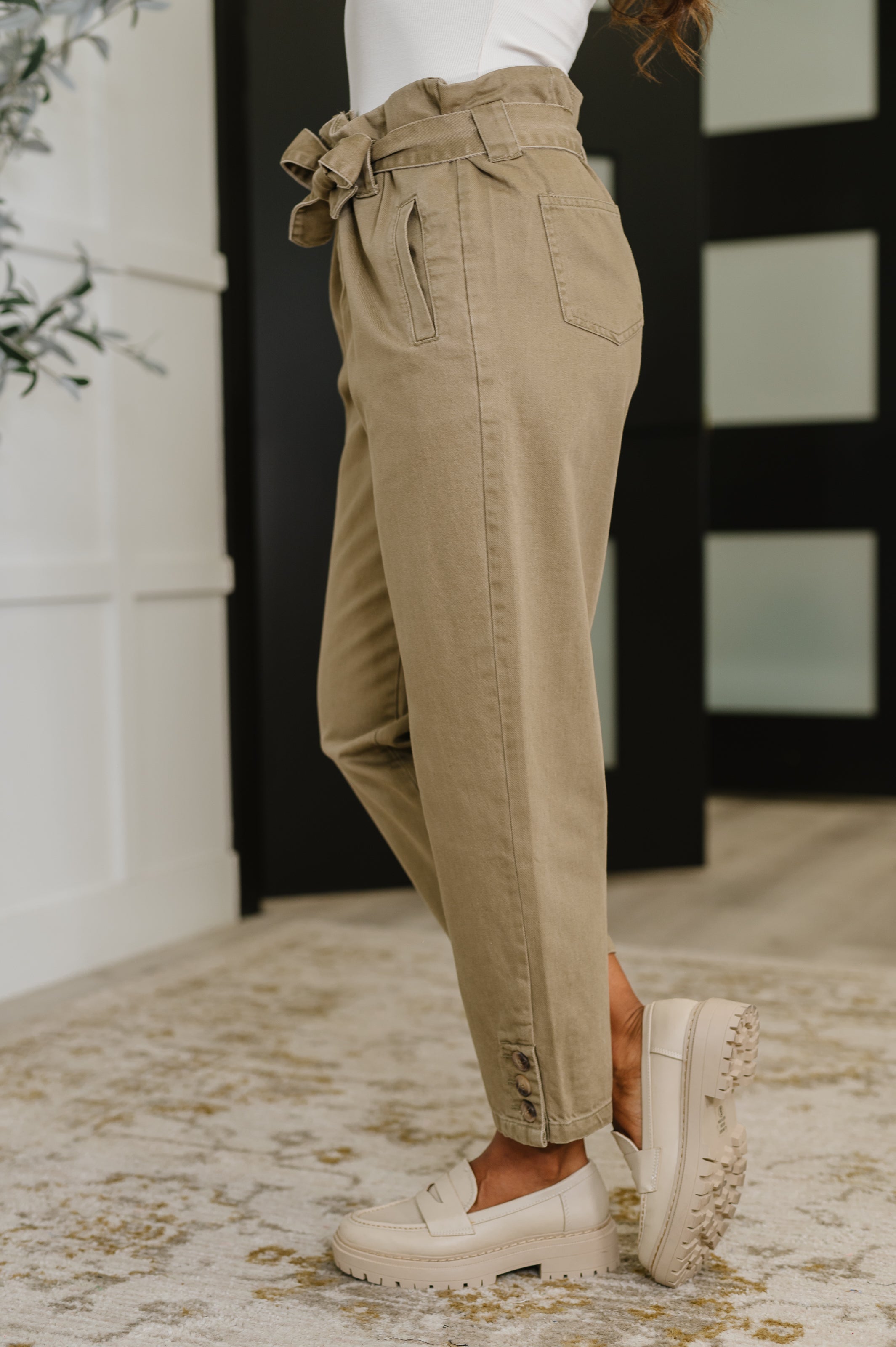 Streets of Serenade High Waist Trousers Womens Ave Shops- Tilden Co.