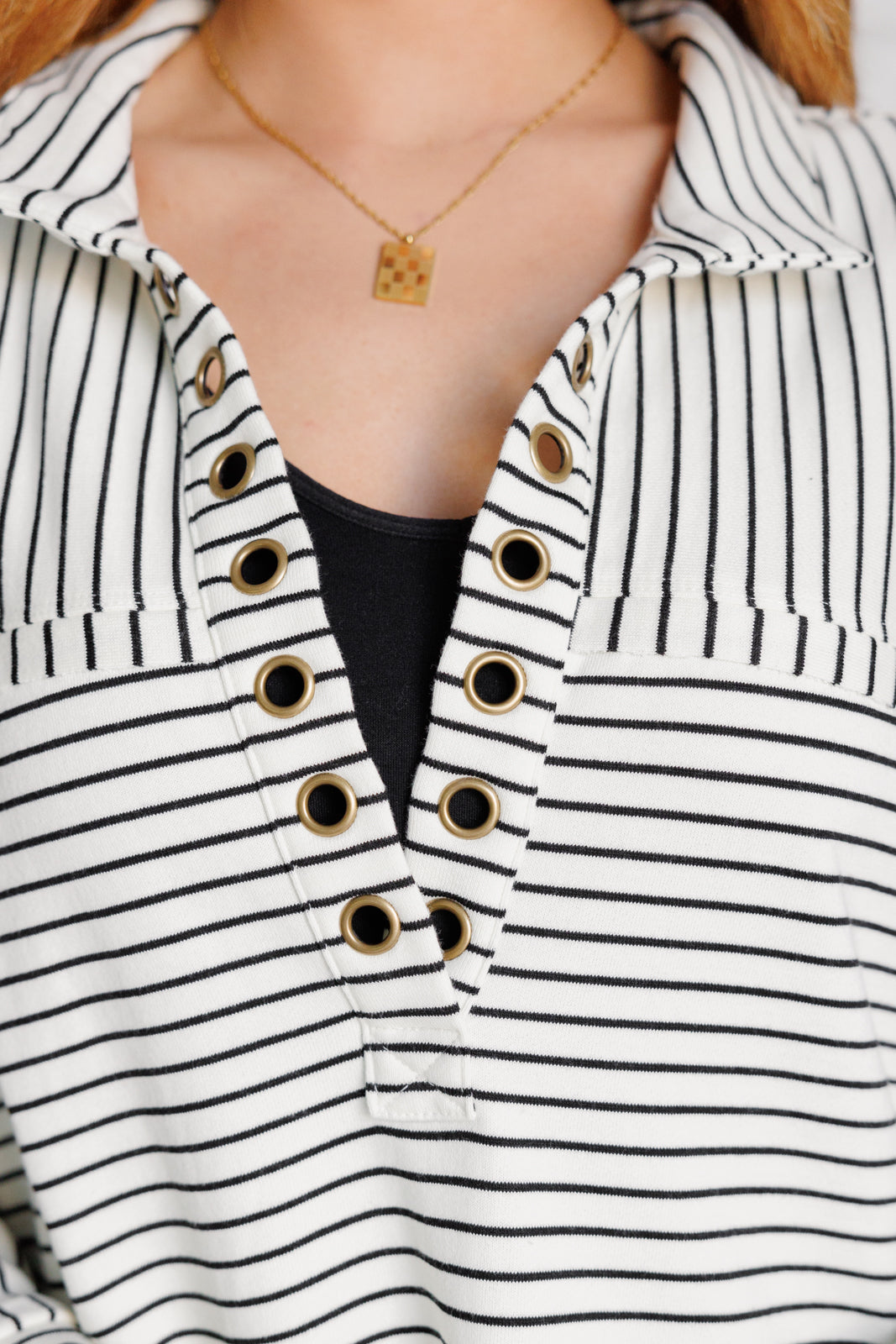 Striped Serendipity Pullover Tops Ave Shops- Tilden Co.