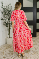 Strolling By Floral Maxi Dress Womens Ave Shops- Tilden Co.