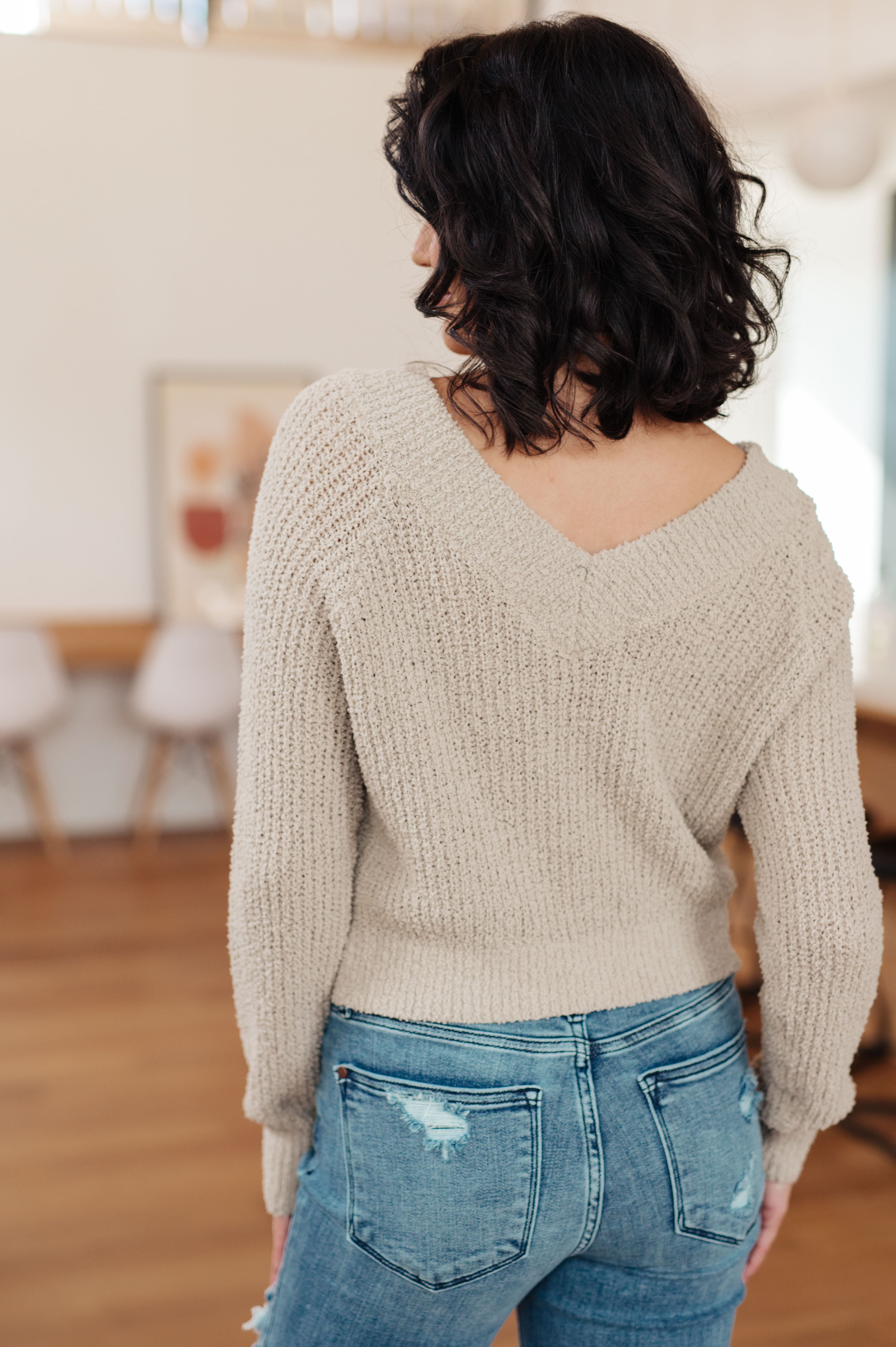 Stuck In The Moment V-Neck Sweater Tops Ave Shops- Tilden Co.