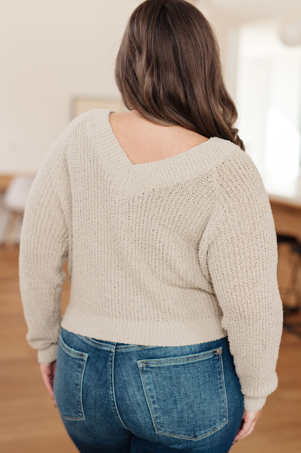 Stuck In The Moment V-Neck Sweater Tops Ave Shops- Tilden Co.